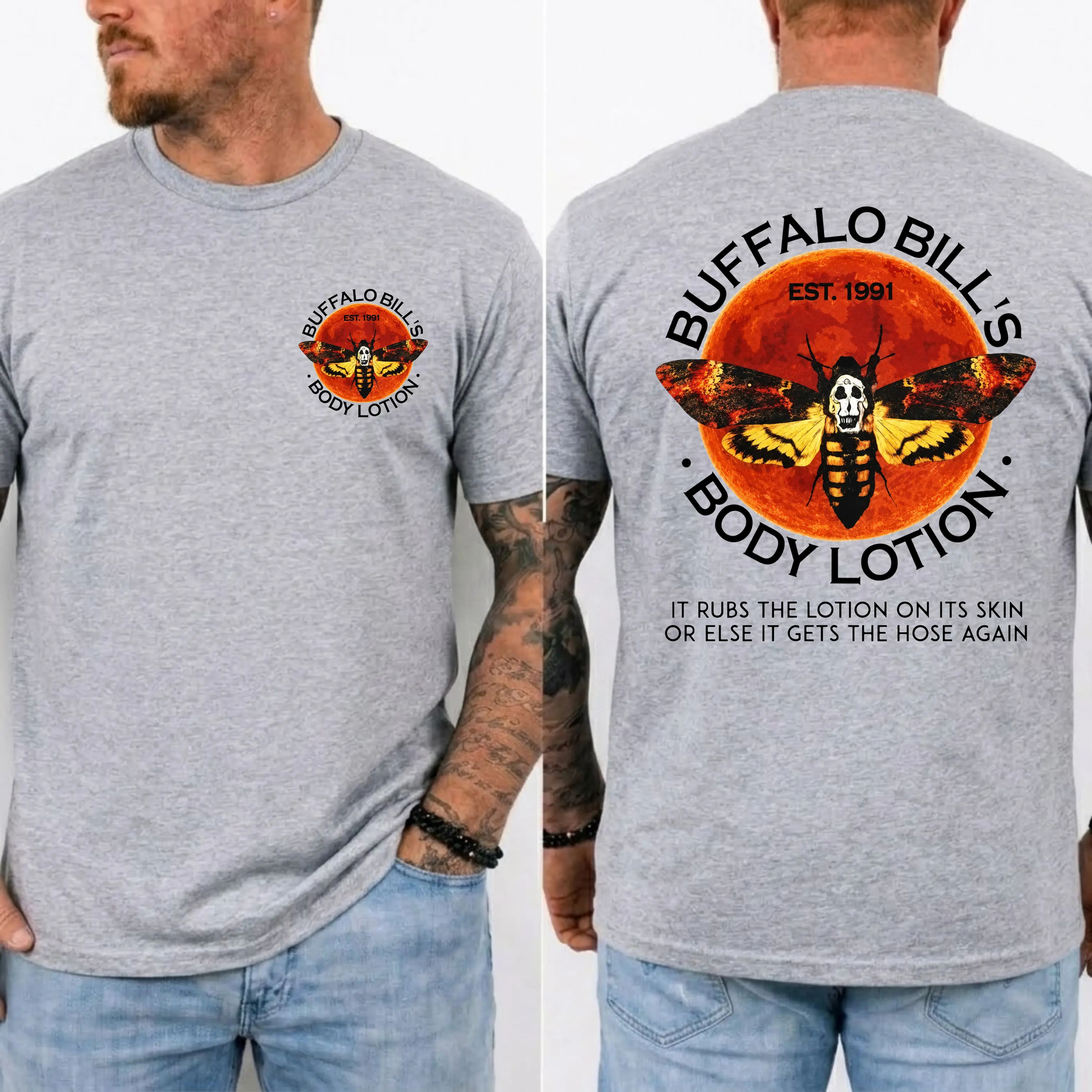 Horror Movie Print T-Shirt
