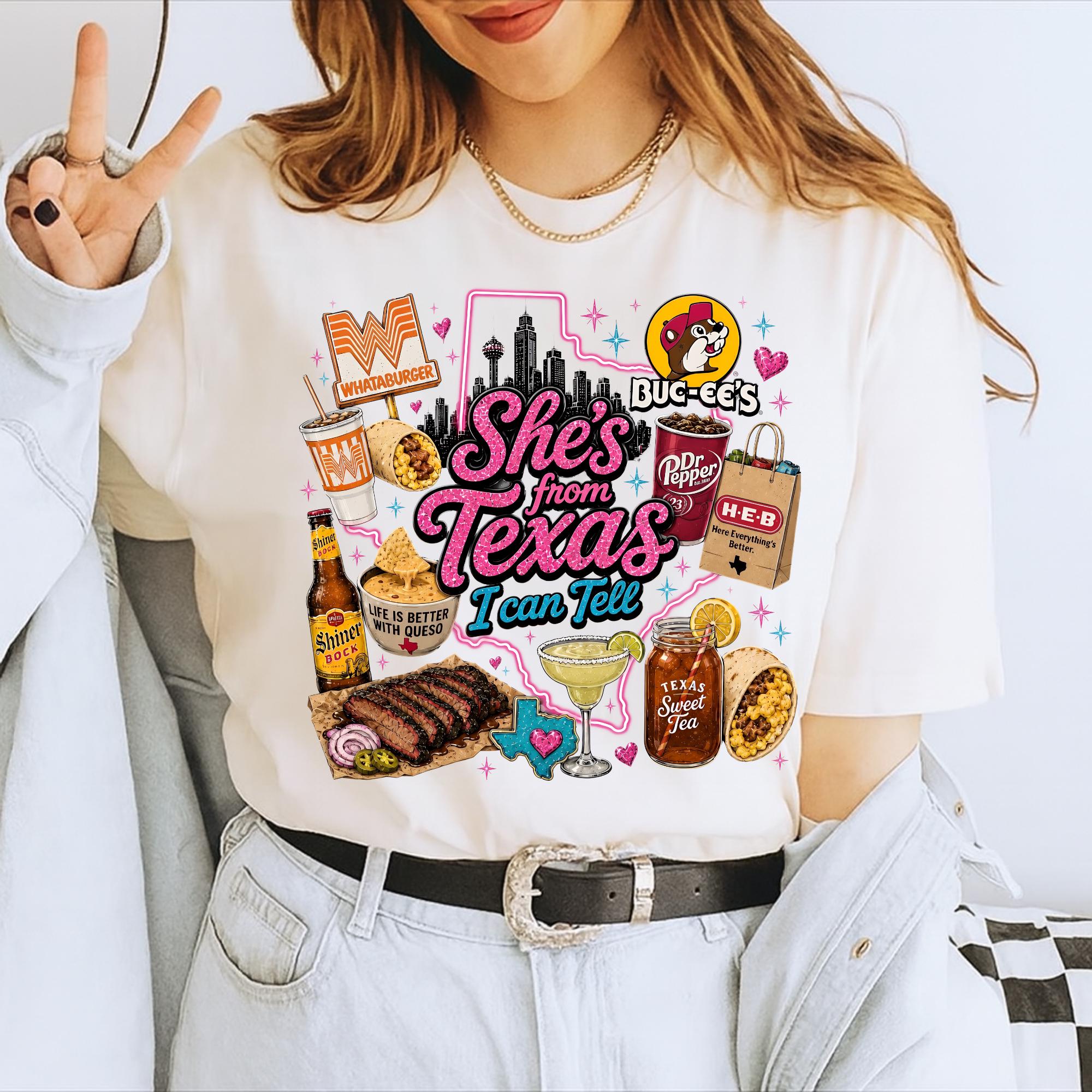 Shes from Texas I Can Tell State Pride T-Shirt
