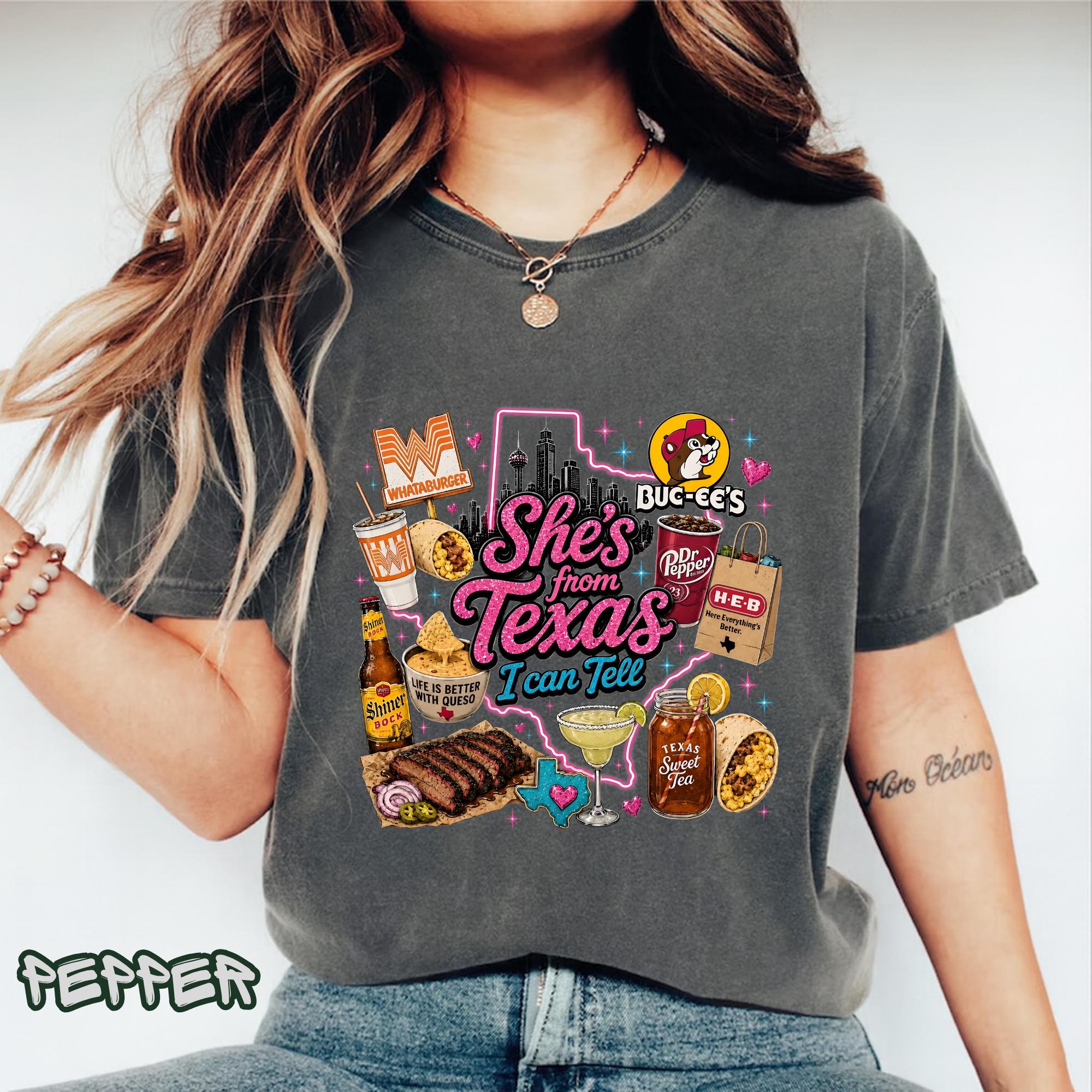 Shes from Texas I Can Tell State Pride T-Shirt