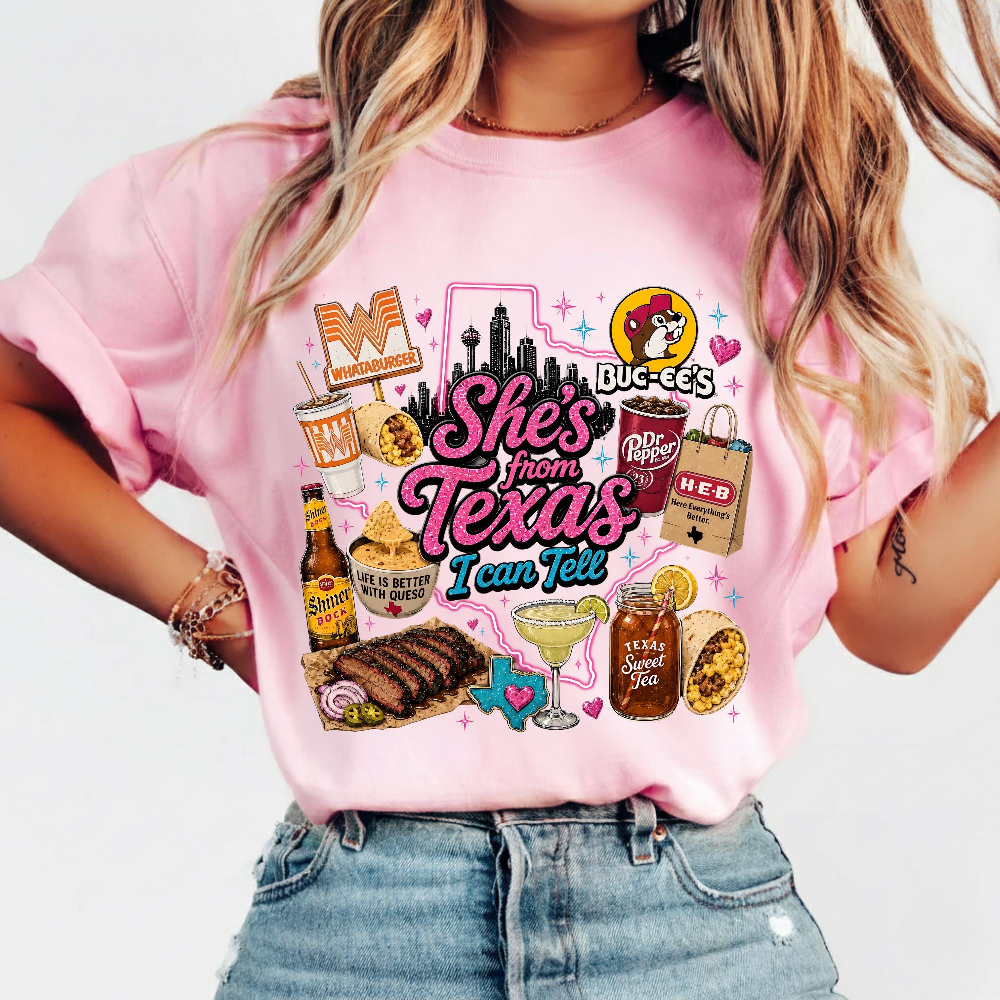 Shes from Texas I Can Tell State Pride T-Shirt