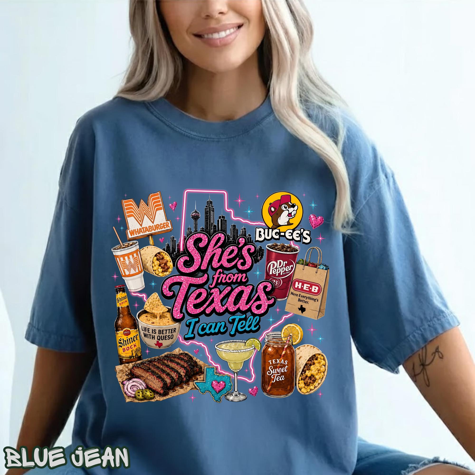 Shes from Texas I Can Tell State Pride T-Shirt