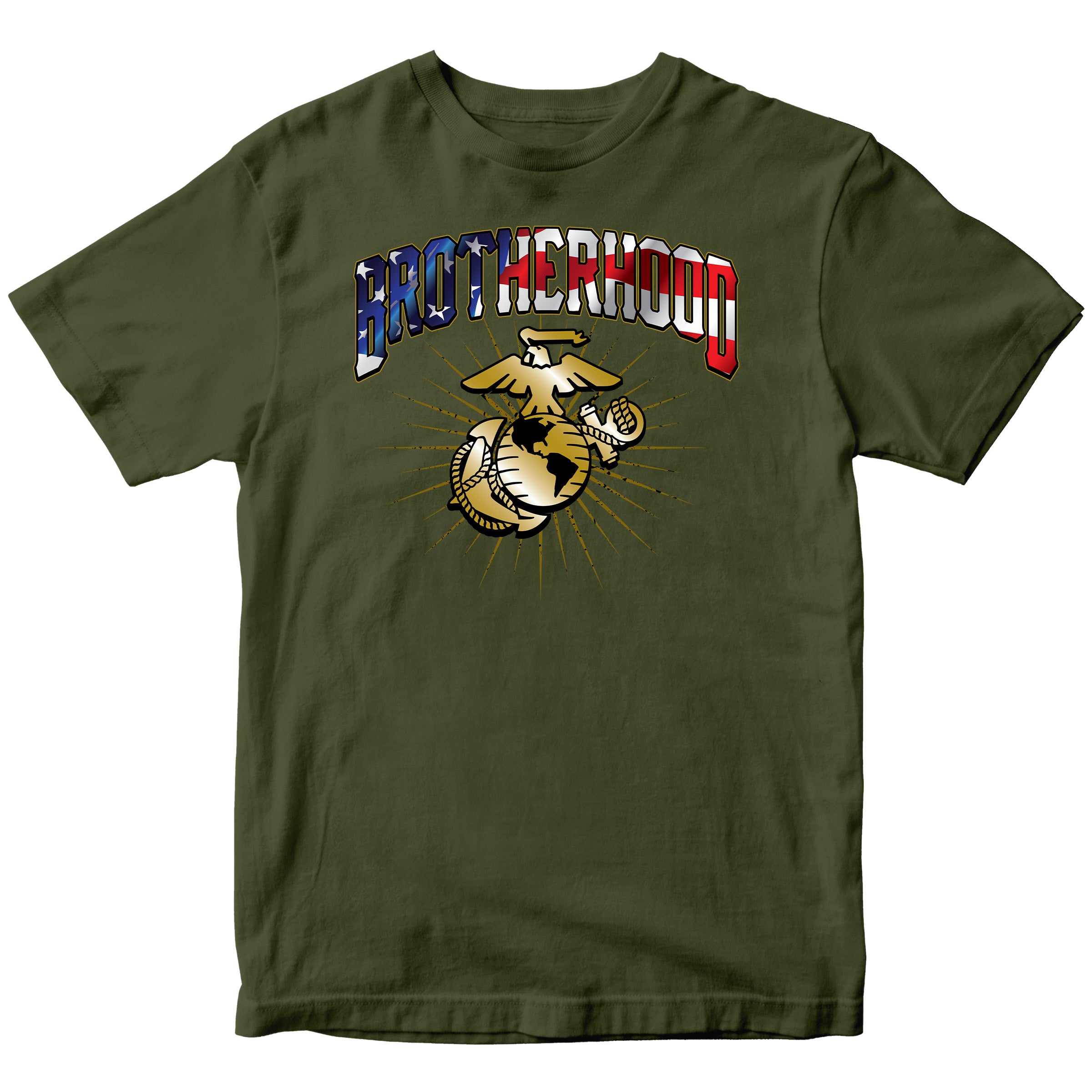 Marines Brotherhood Flag T-Shirt