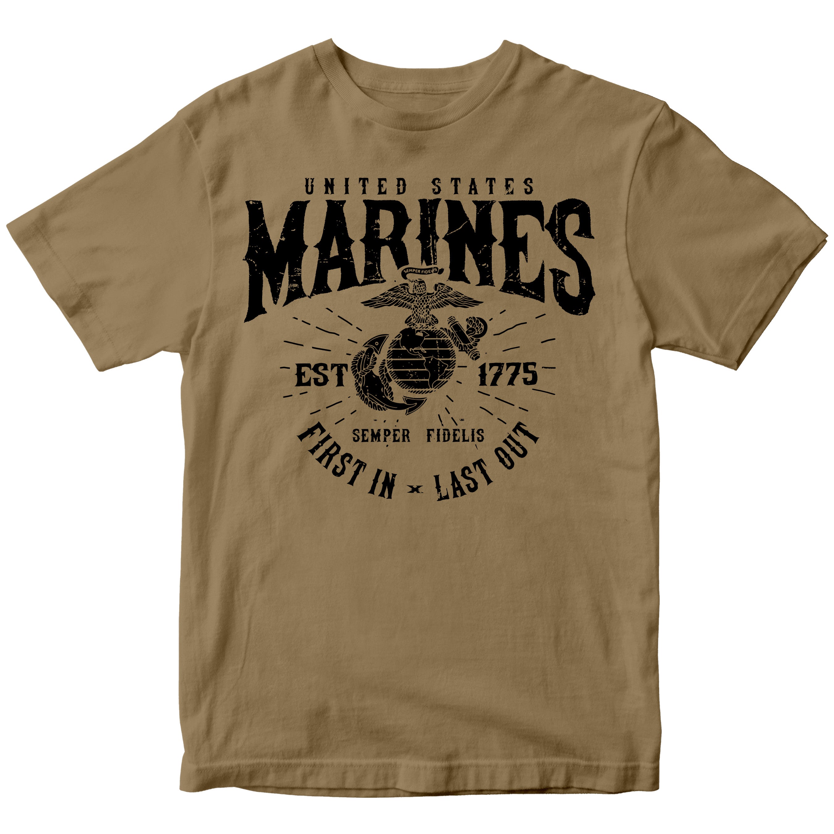 U.S. Marines First In Last Out T-Shirt