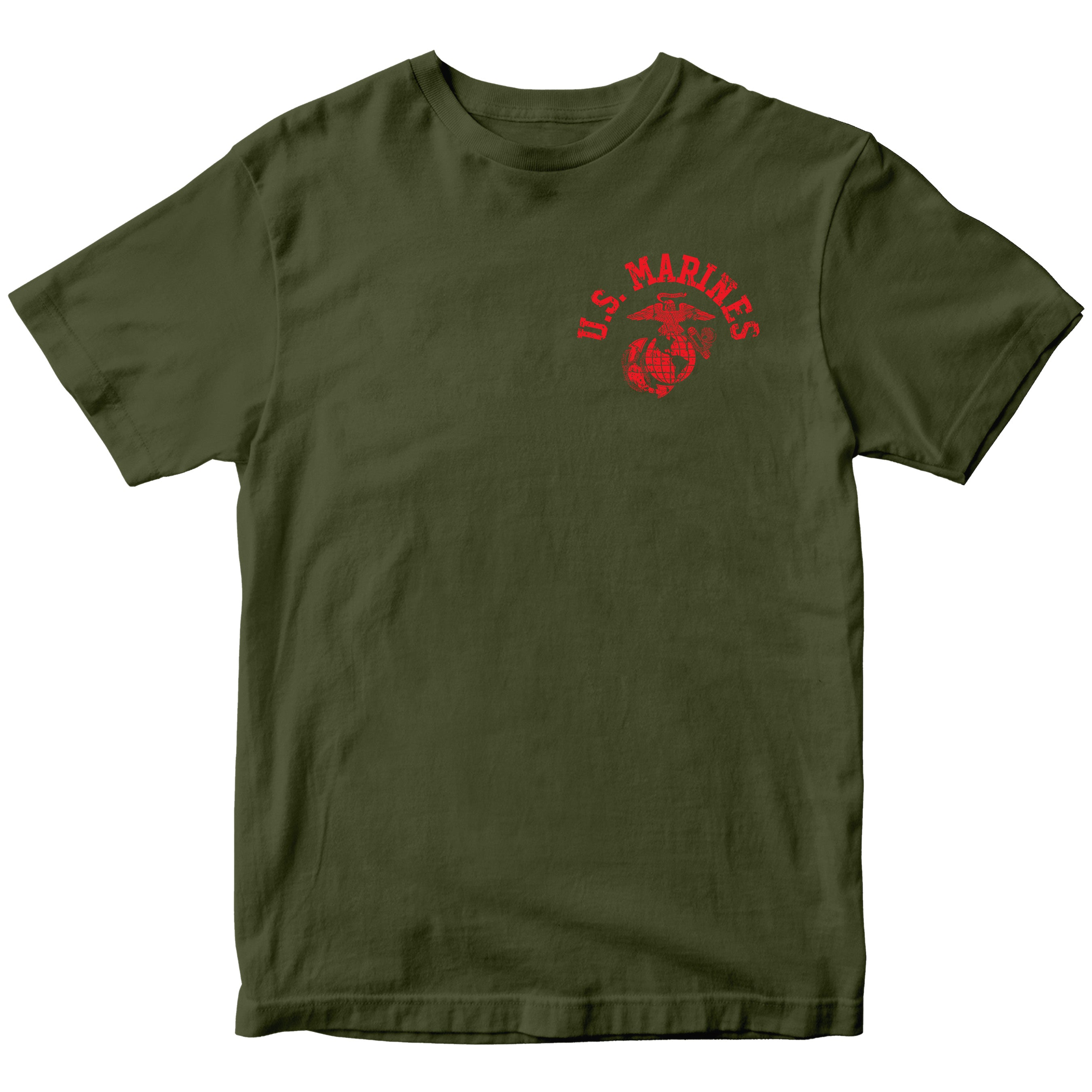 Old School U.S. Marines PT Chest Seal T-Shirt