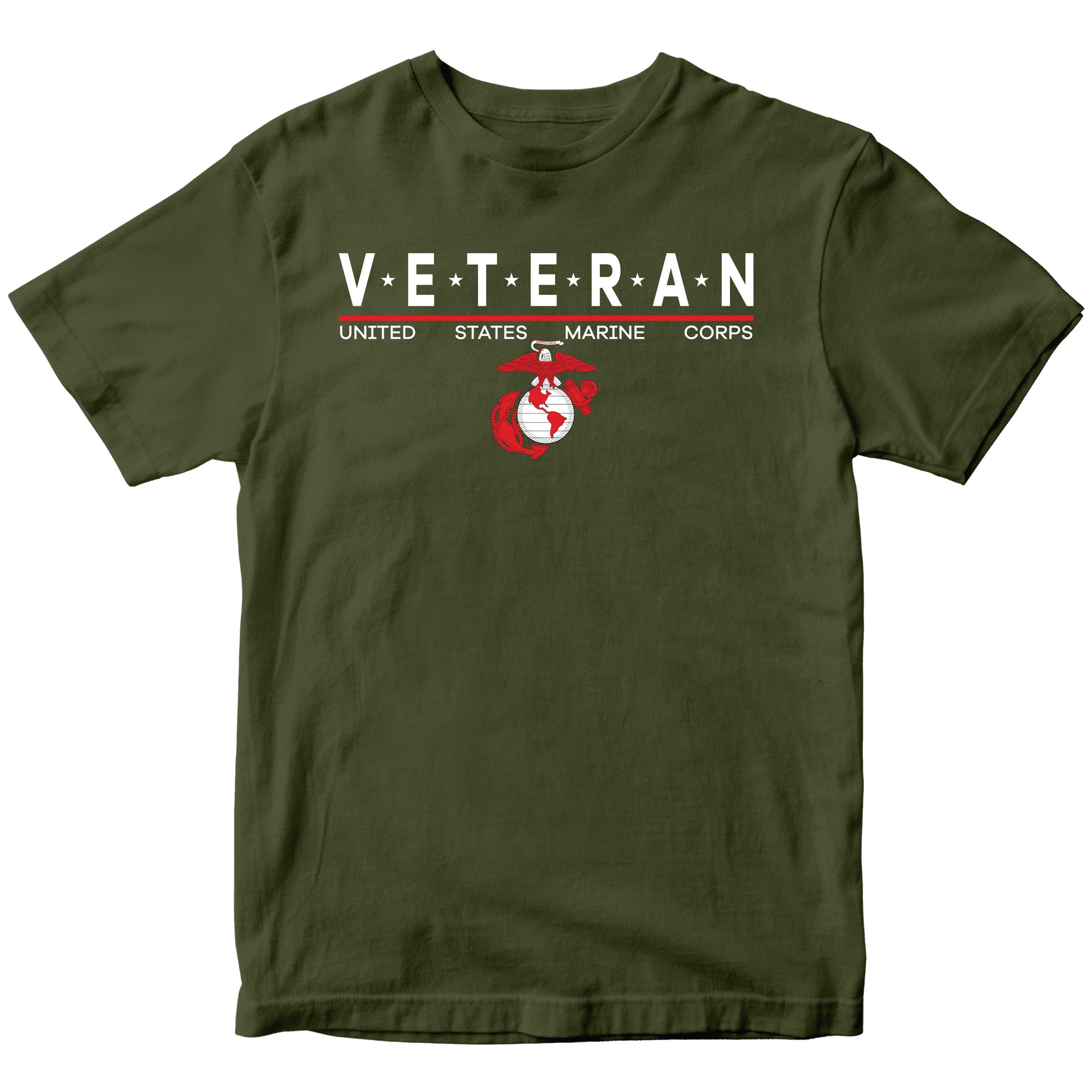 United States Marine Corps Veteran Star T-Shirt