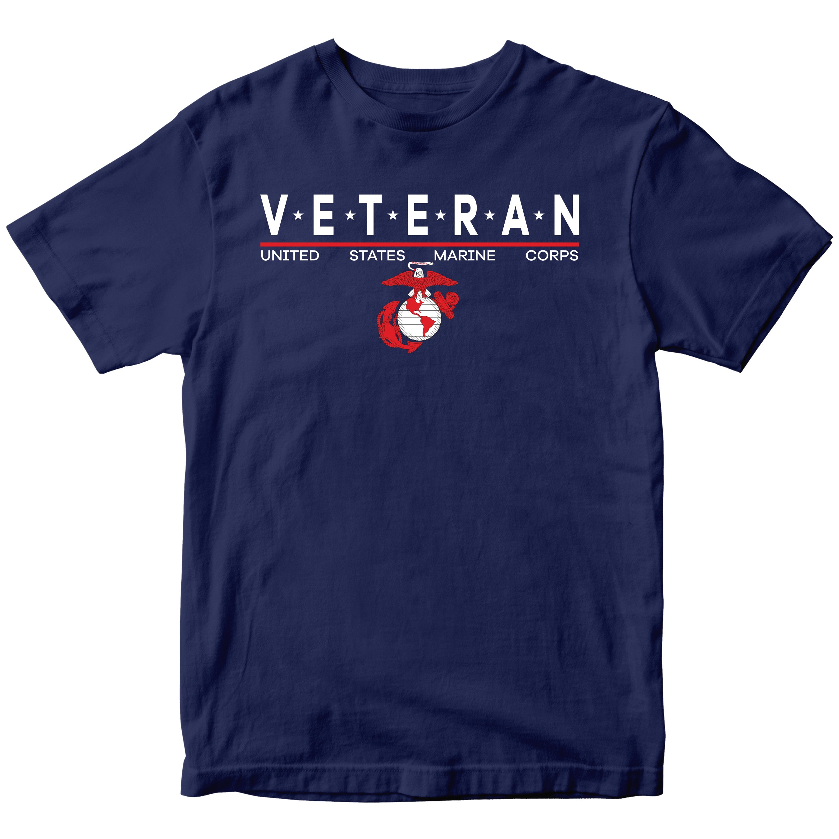 United States Marine Corps Veteran Star T-Shirt