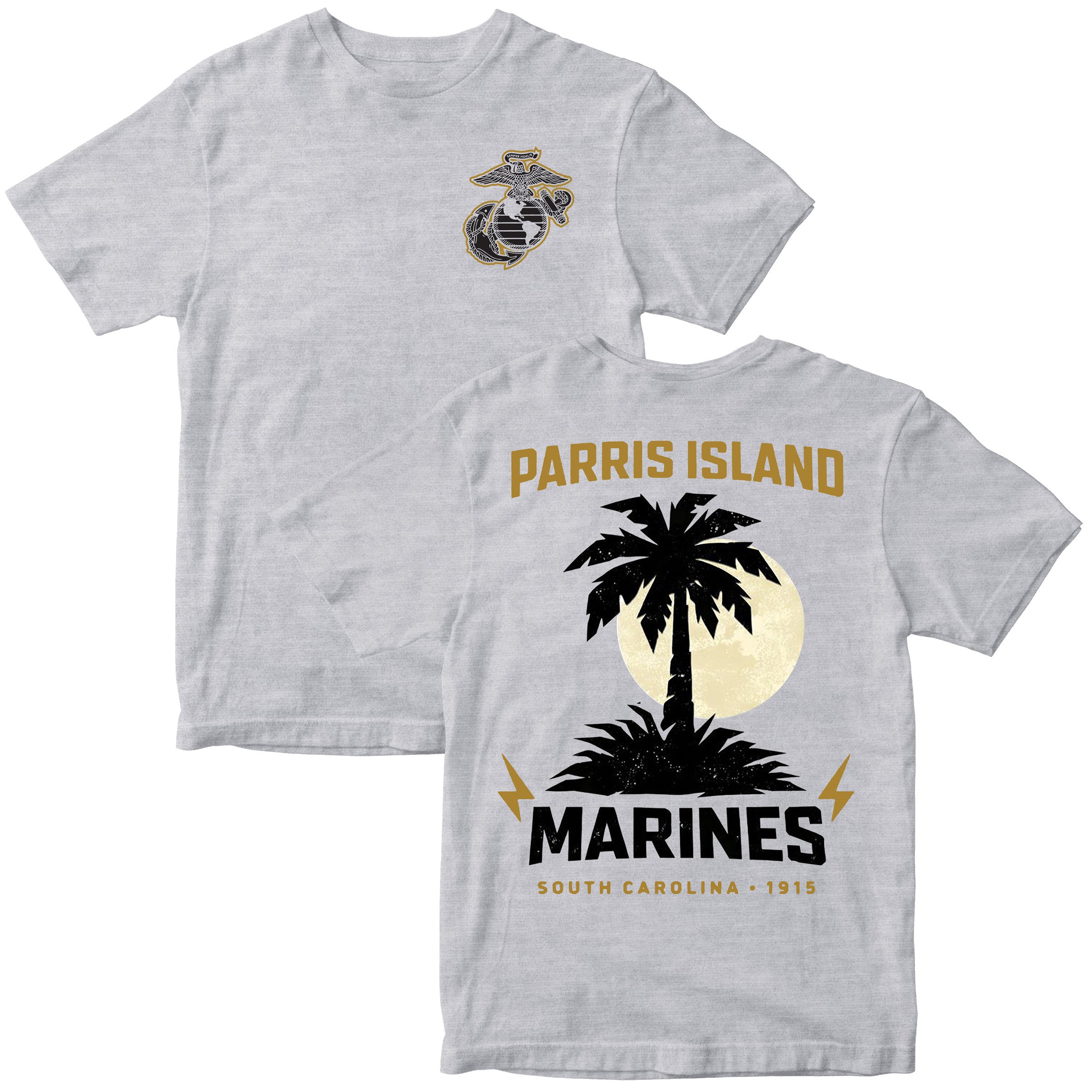 Parris Island Marines Carolina Palm Tree T-Shirt