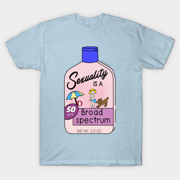 Sexuality Is A Broad Spectrum Pride T-Shirt