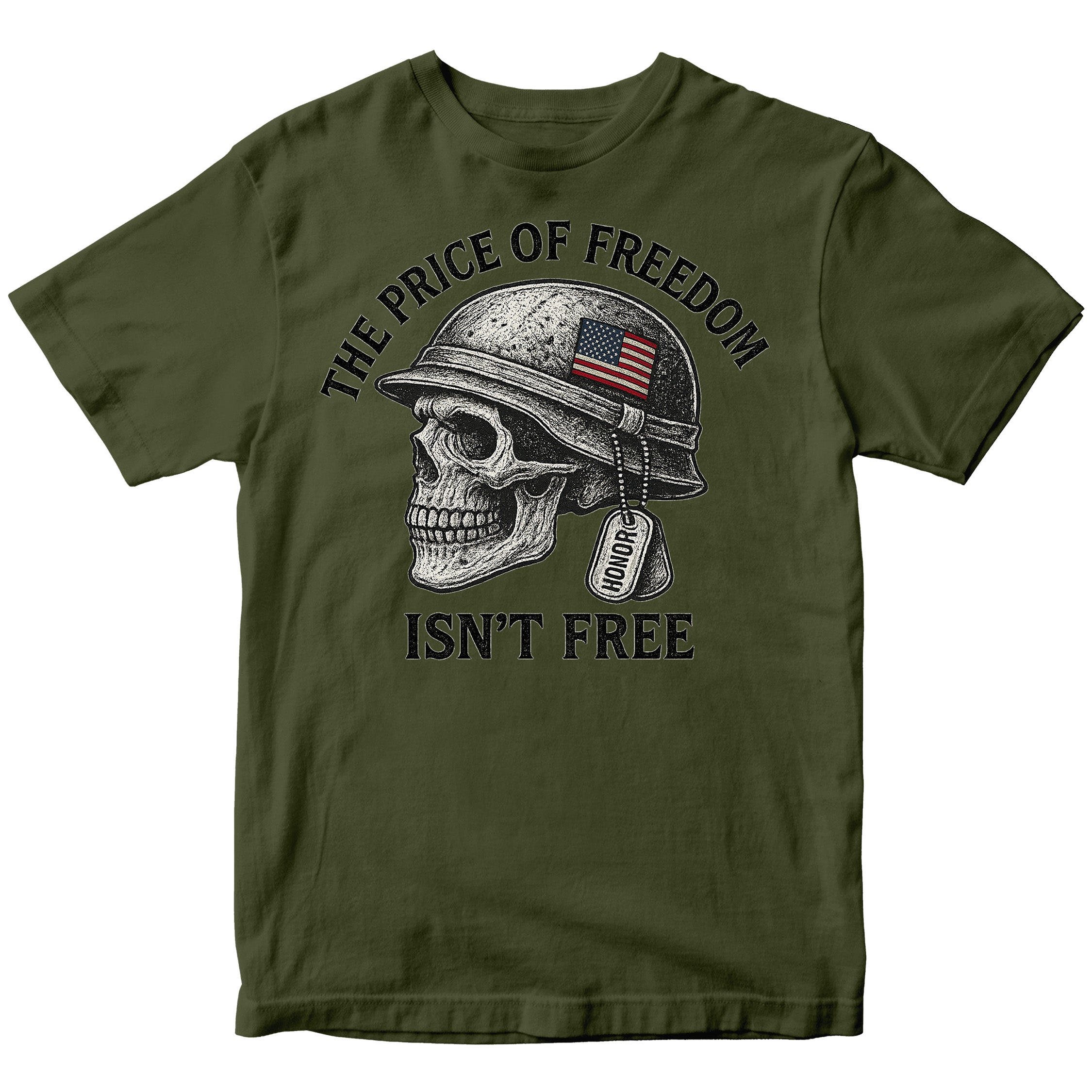 The Price of Freedom Isn't Free Patriotic T-shirt