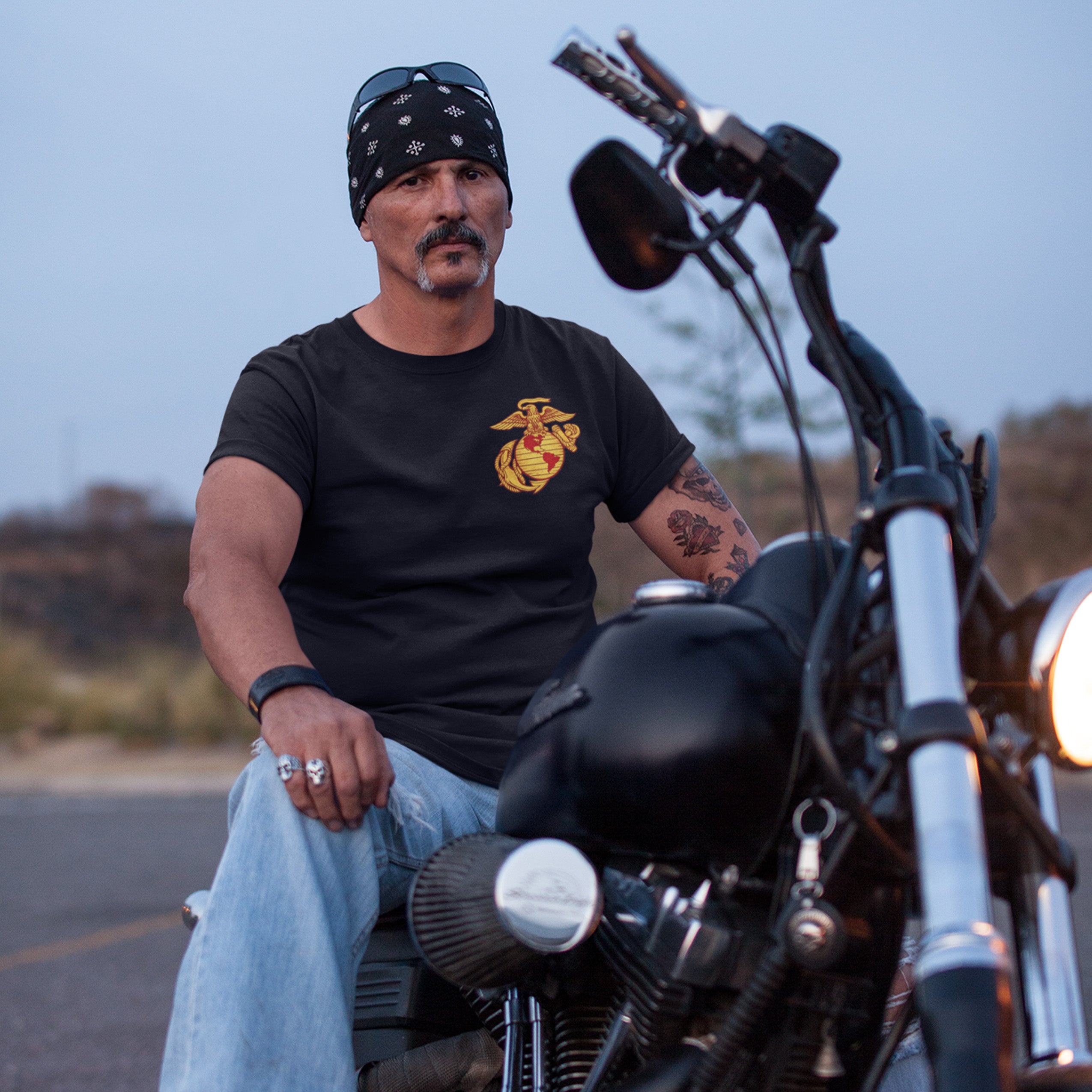 U.S. Marine Corps Motorcycle Tee