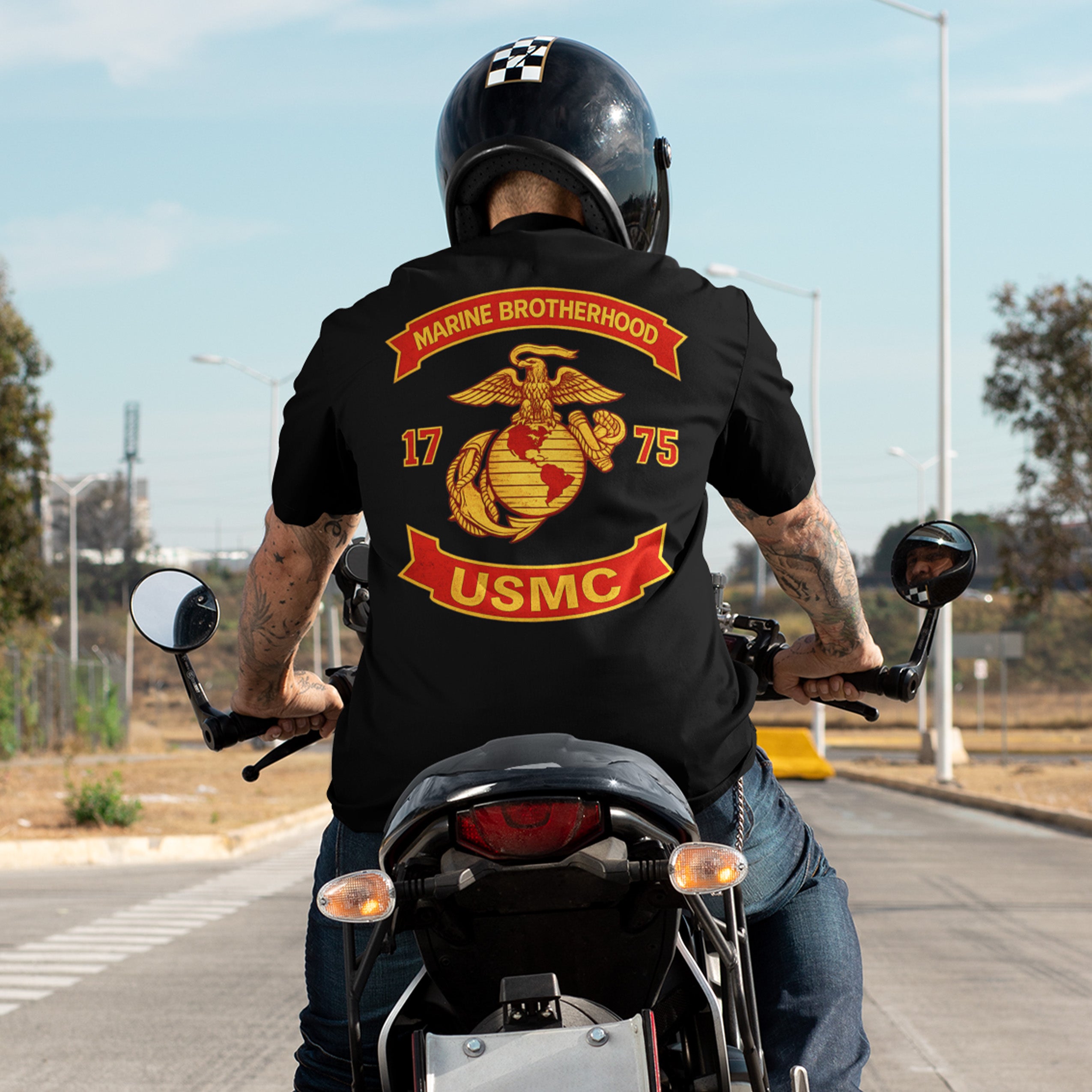 U.S. Marine Corps Motorcycle Tee