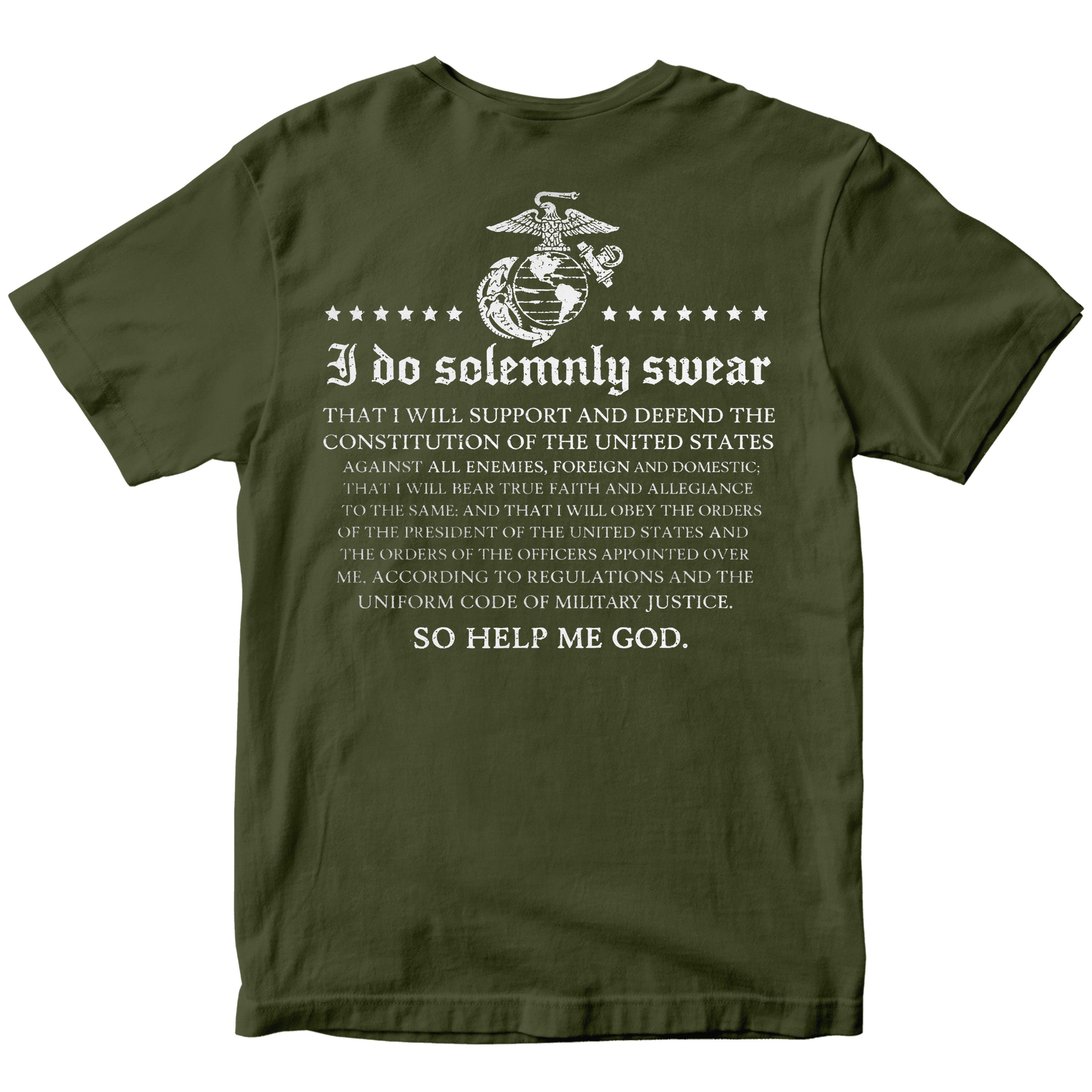 USMC Oath of Enlistment T-Shirt
