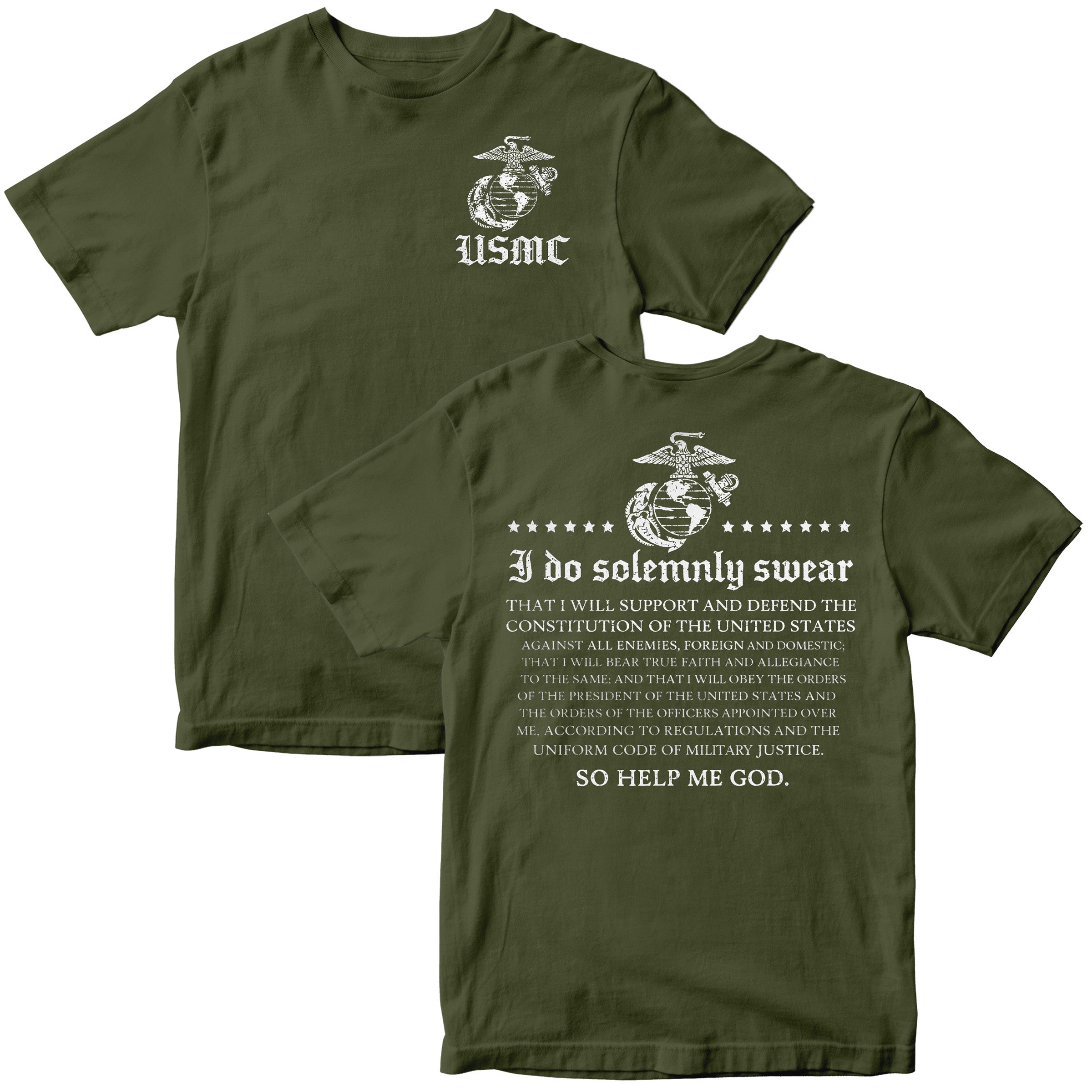 USMC Oath of Enlistment T-Shirt