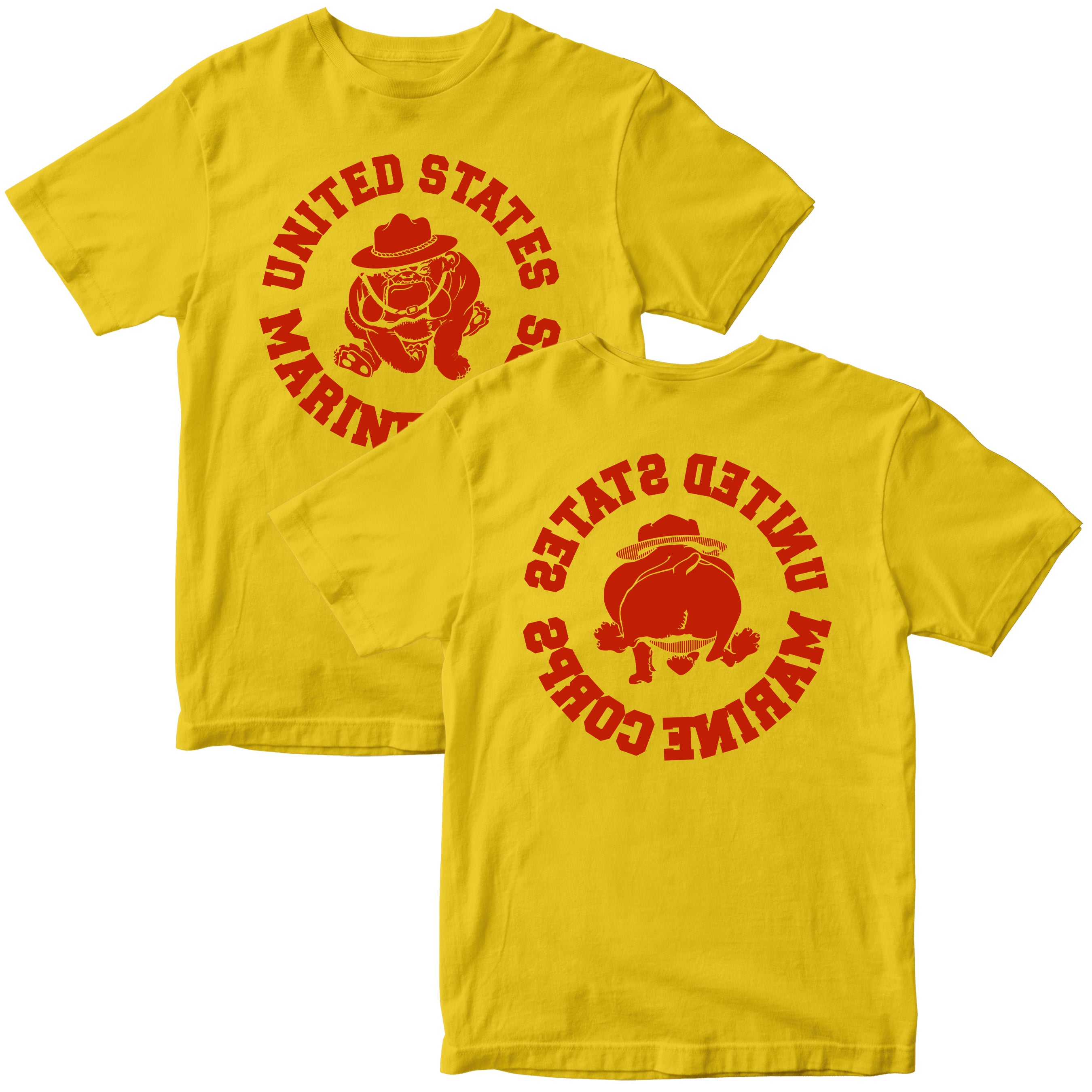 USMC Vintage Bulldog PT T-Shirt