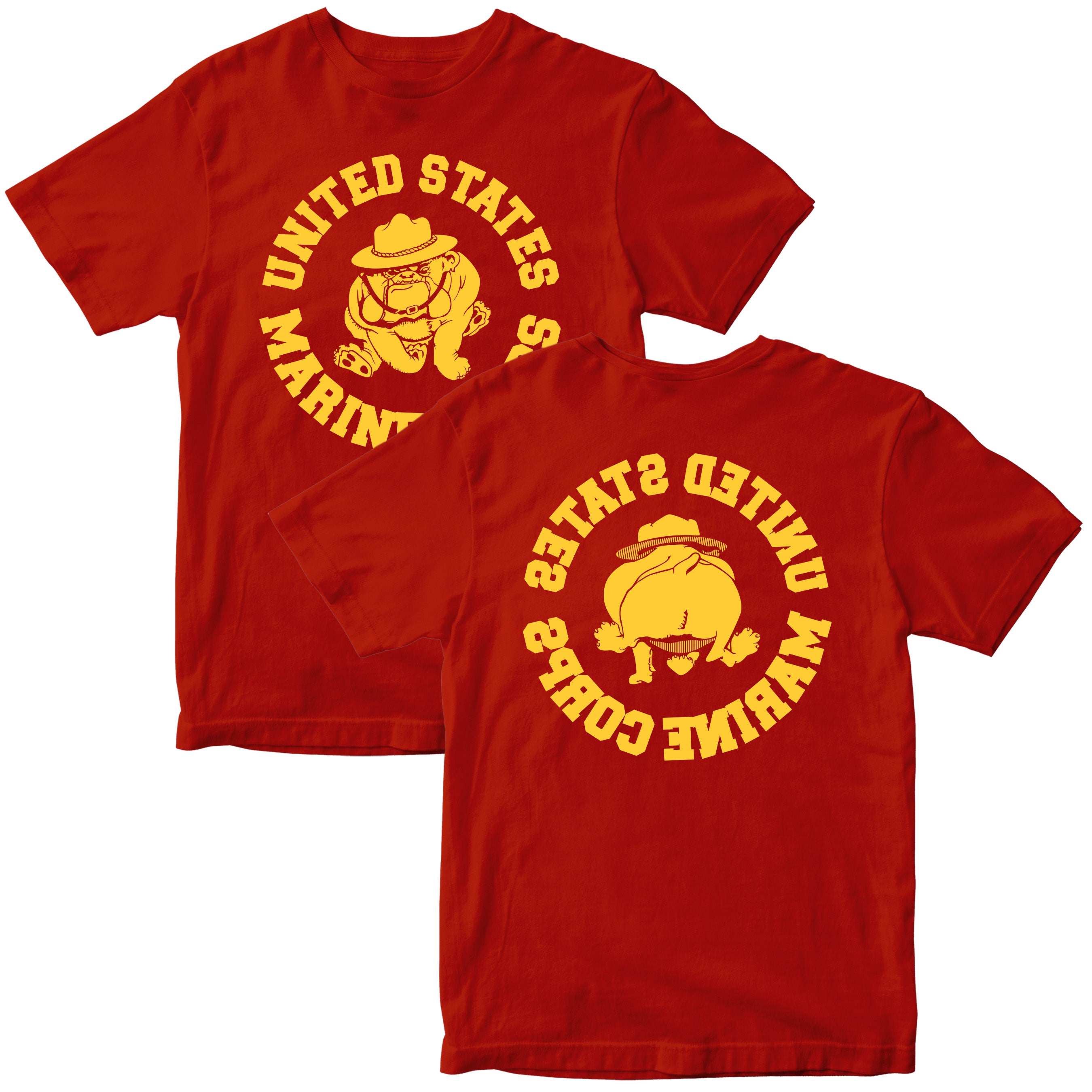USMC Vintage Bulldog PT T-Shirt