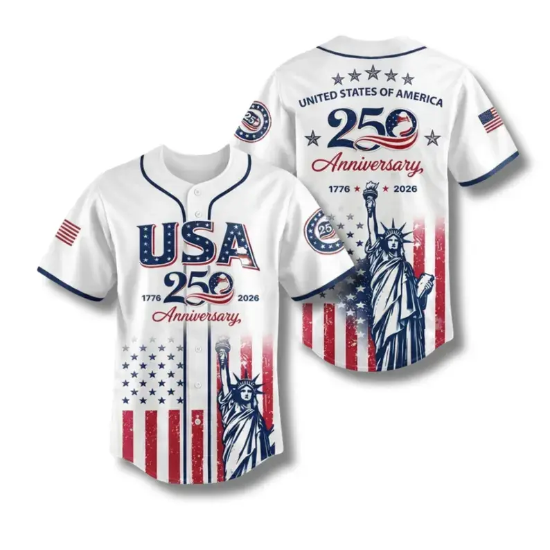 USA 250th Anniversary Baseball Jersey