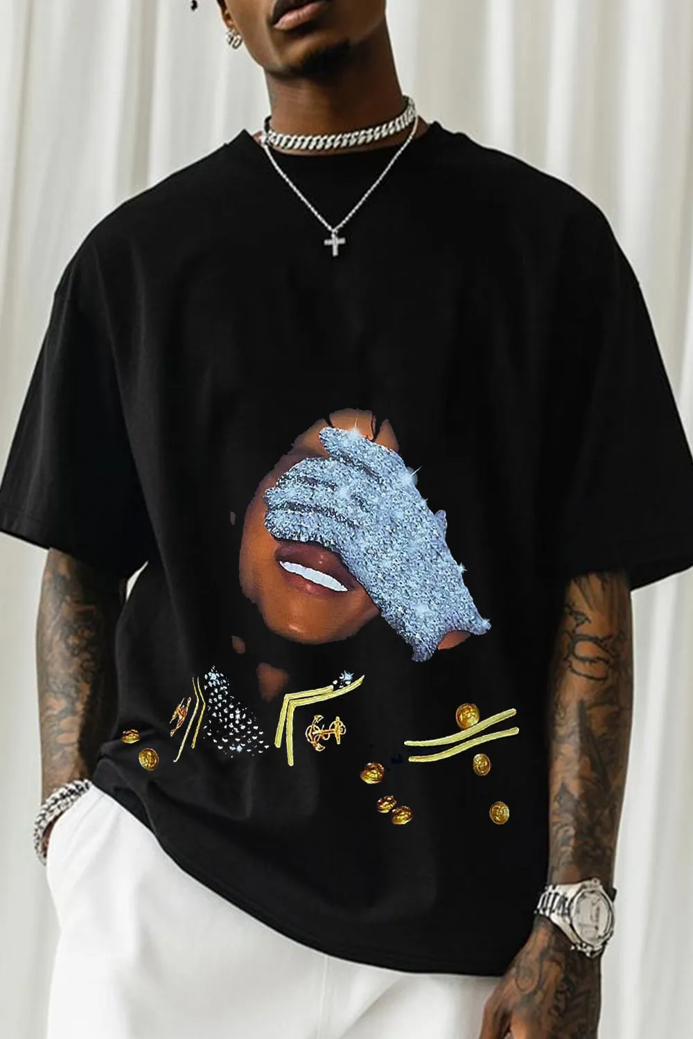 Michael Jackson Graphic Printed Unisex T-Shirt（Double-sided Print）