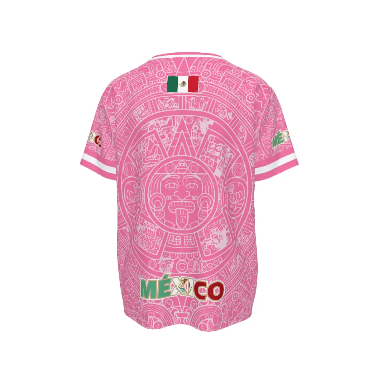 Light Pink Virgencita & San Juditas Mexico Soccer Jersey