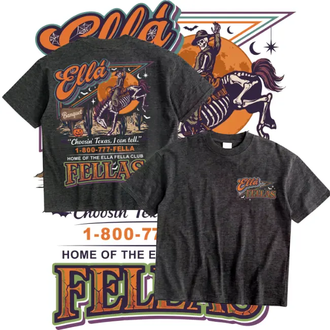 Retro 1-800-777-FELLA - Halloween Tee