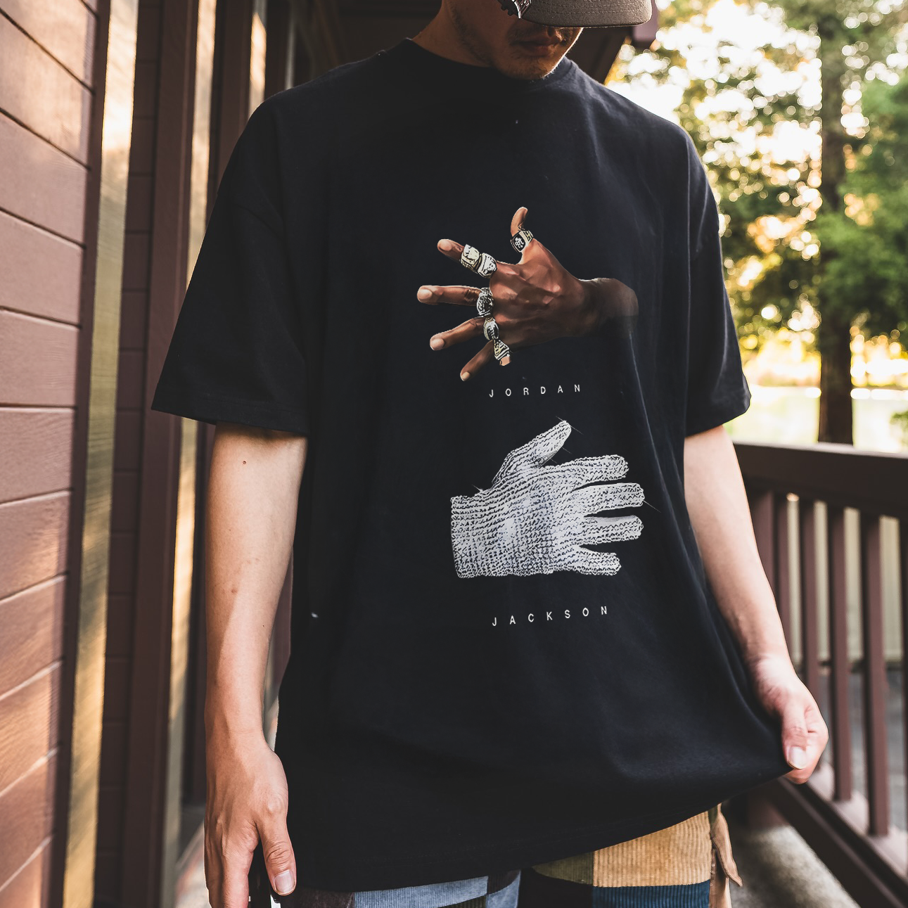 Michael Jackson Inspired Graphic Printed Men's T-shirt