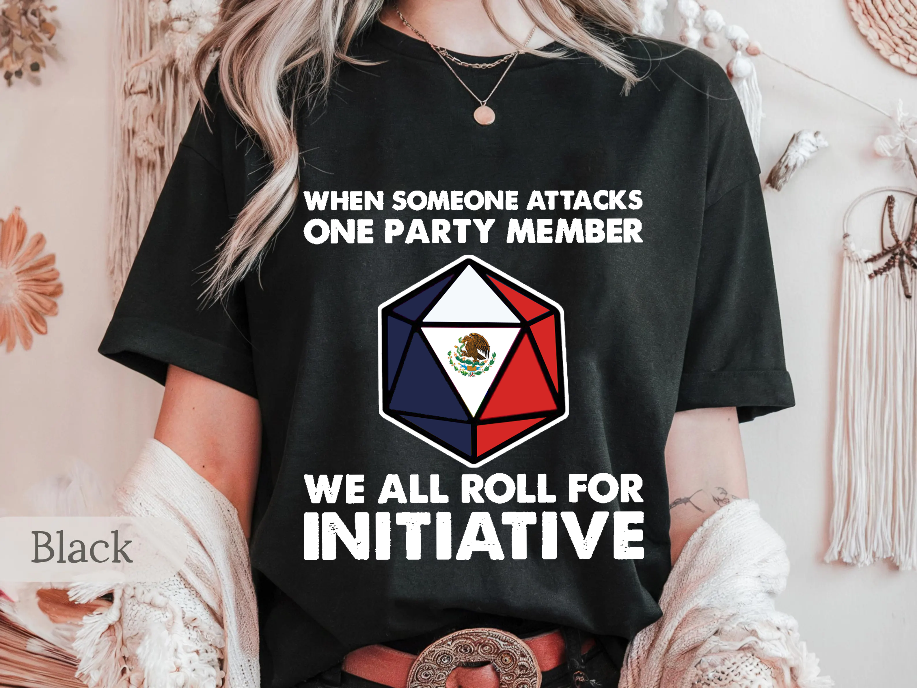 When Someone Attacks One Party Member We All Roll For Initiative Classic Unisex T-shirt/Crewneck/Hoodie
