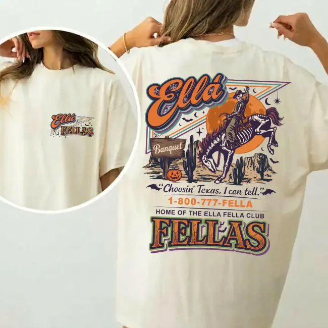 Retro 1-800-777-FELLA - Halloween Tee