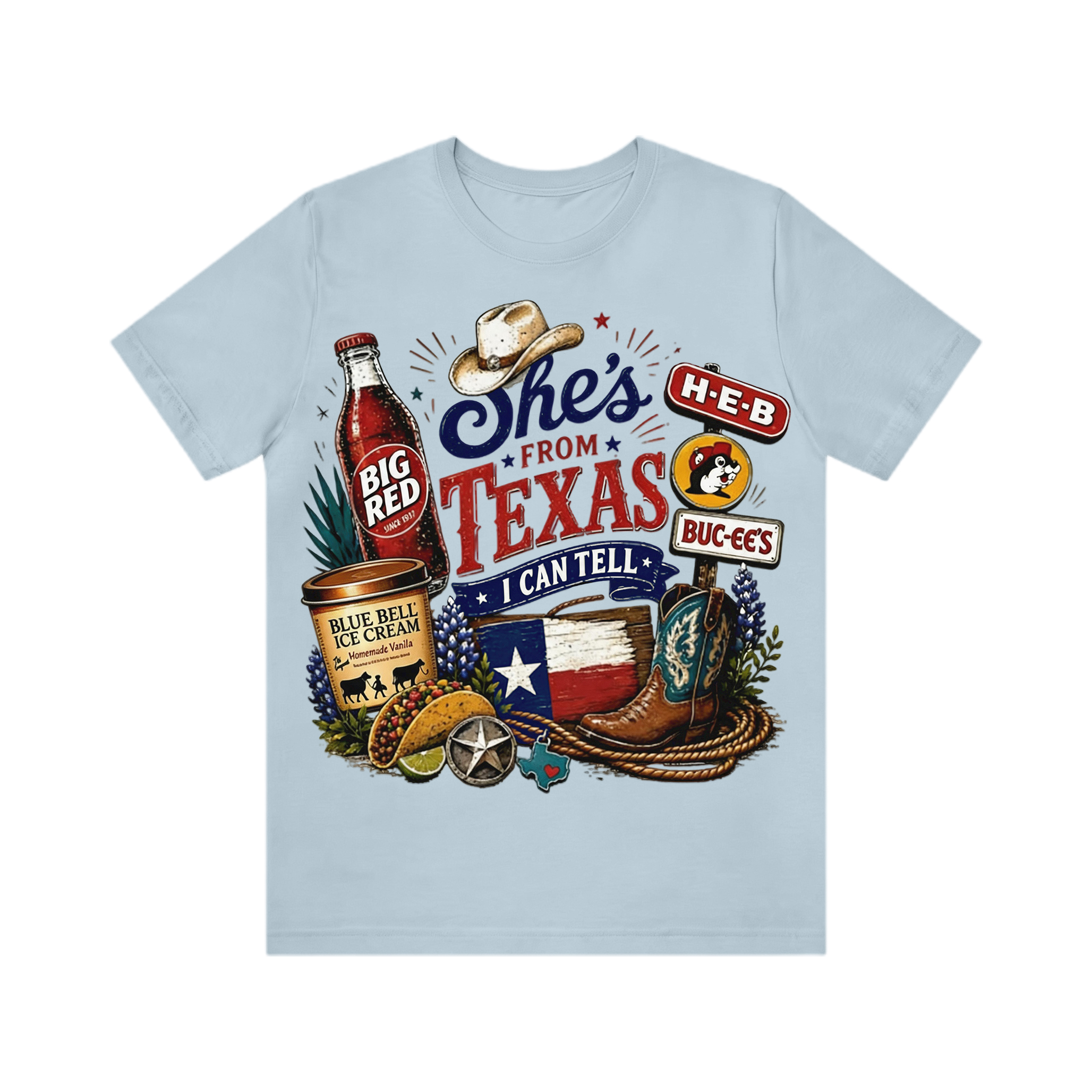 She is From Texas I Can Tell Shirt