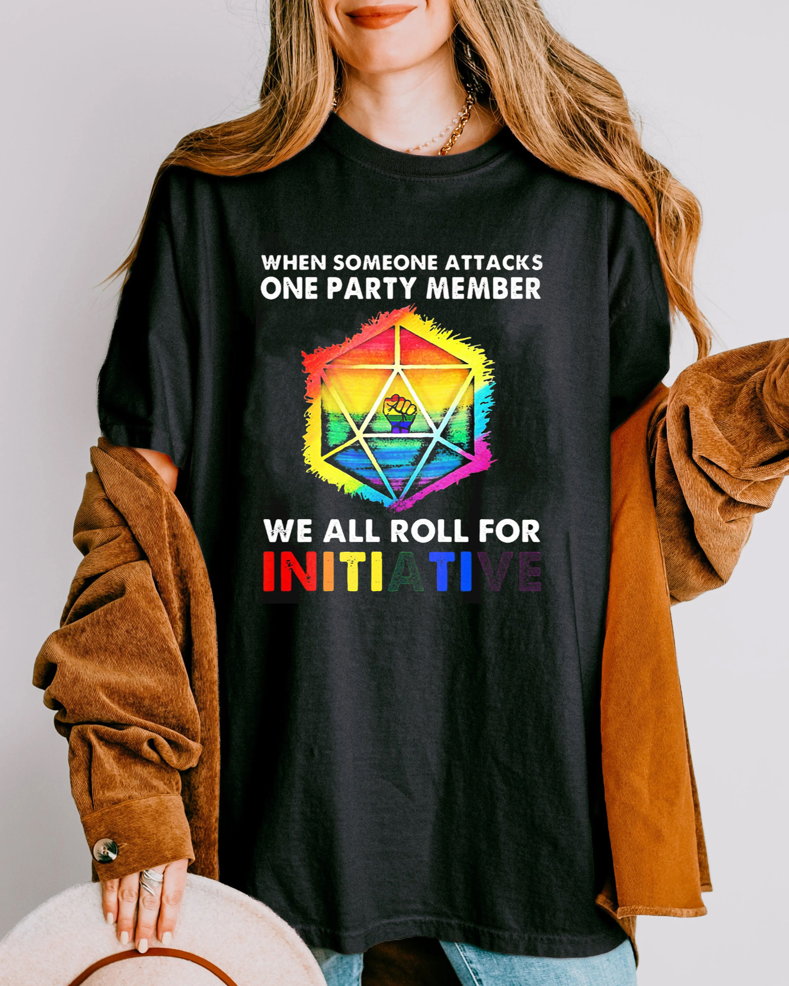 When someone attacks one party member we all roll for initiative Classic T-shirt