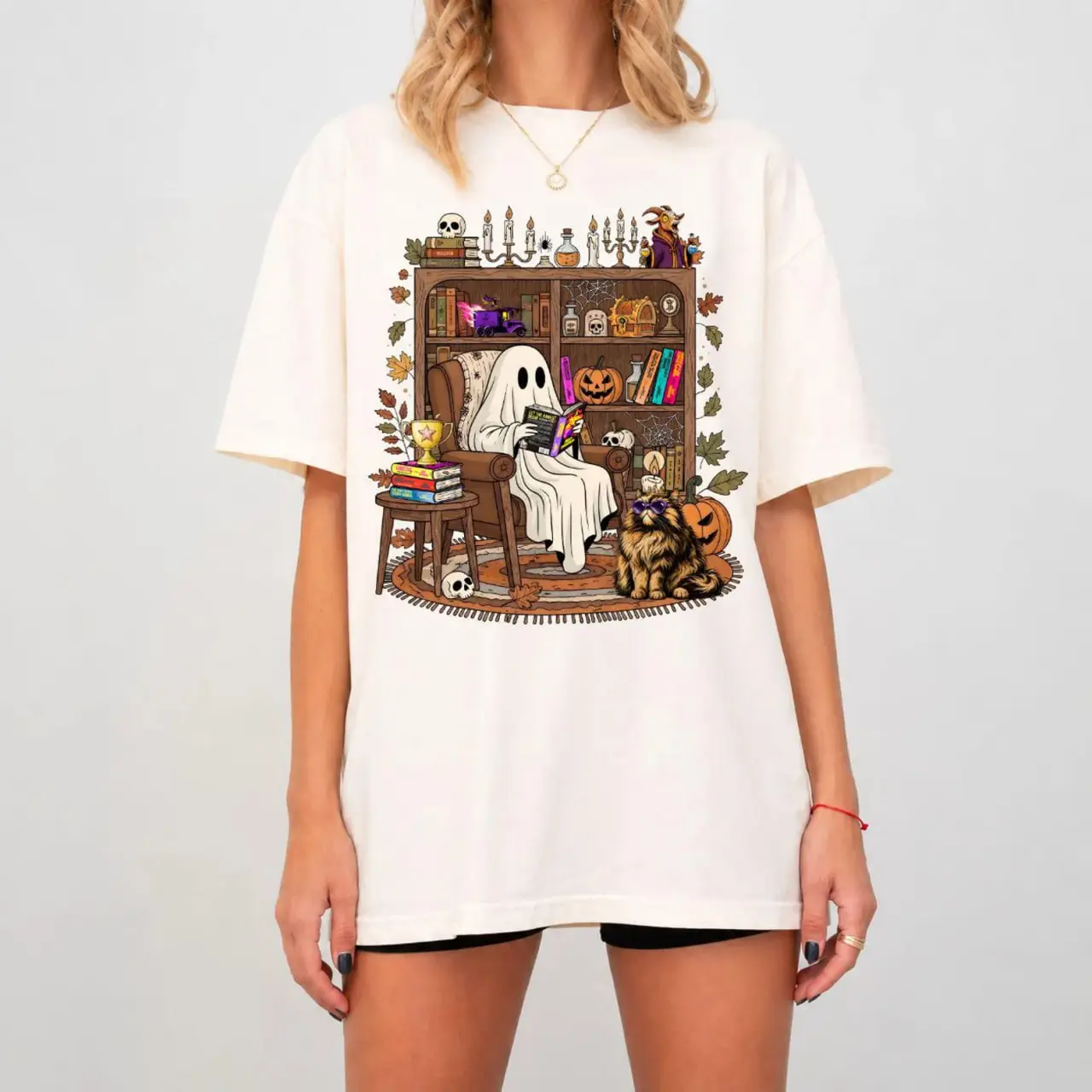 Dungeon Crawler Carl Ghost Book Sweatshirt