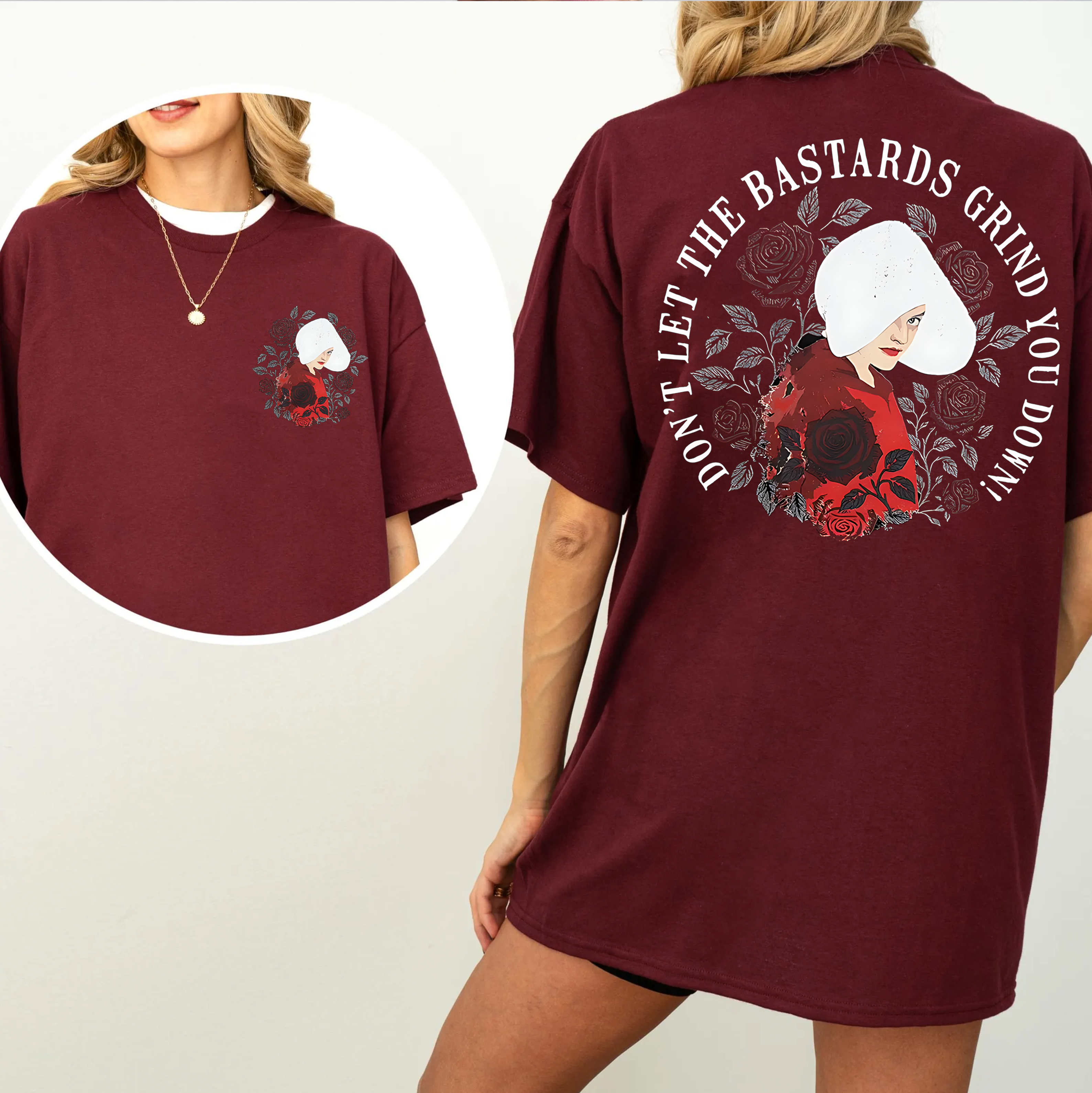 Don't Let the Bastards Grind You Down Feminist Unisex T-shirt