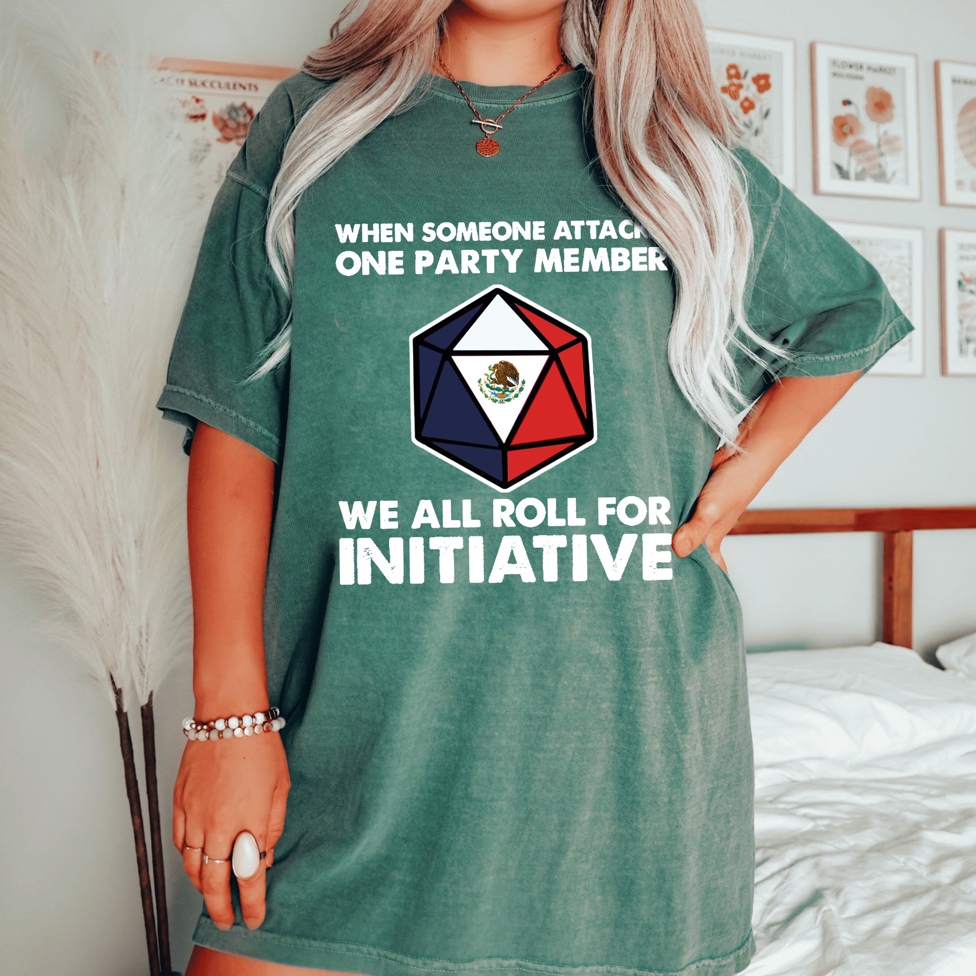 When Someone Attacks One Party Member We All Roll For Initiative Classic Unisex T-shirt/Crewneck/Hoodie