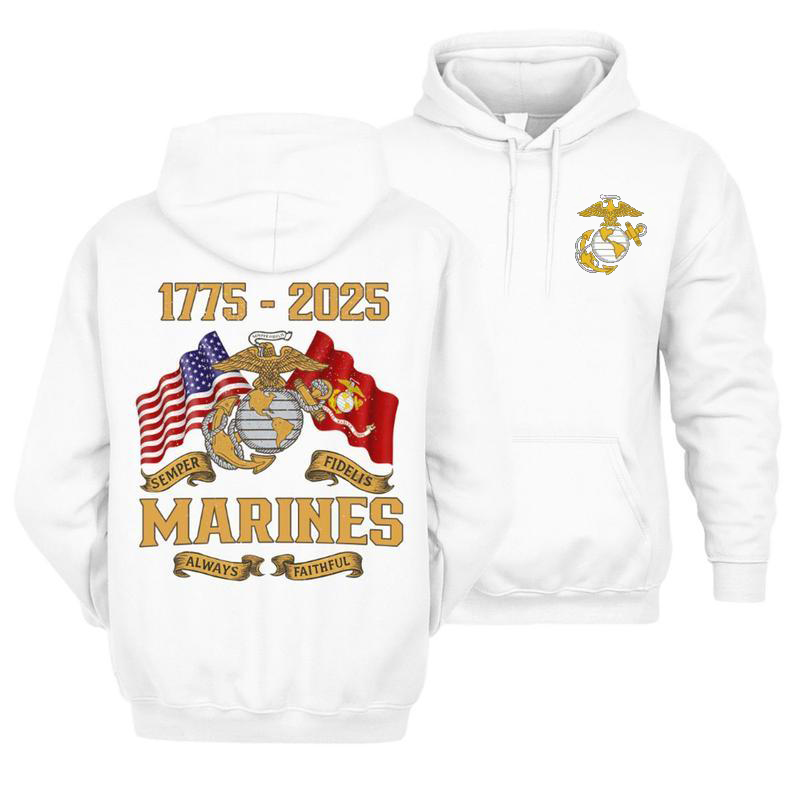 250 Years Marine Corps Hoodie