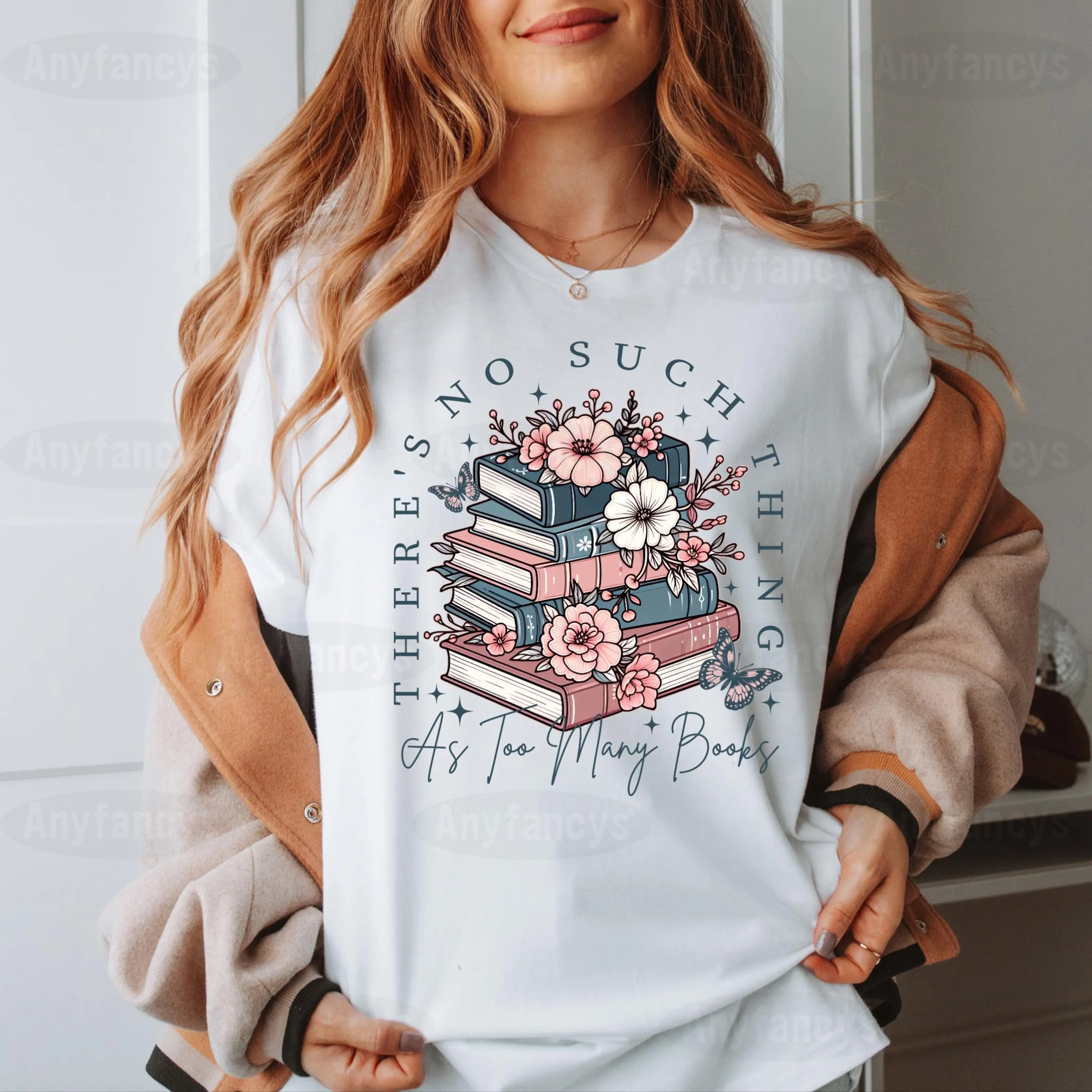 There's No Such A Thing As Too Many Books,Book Lover  Unisex T-shirt