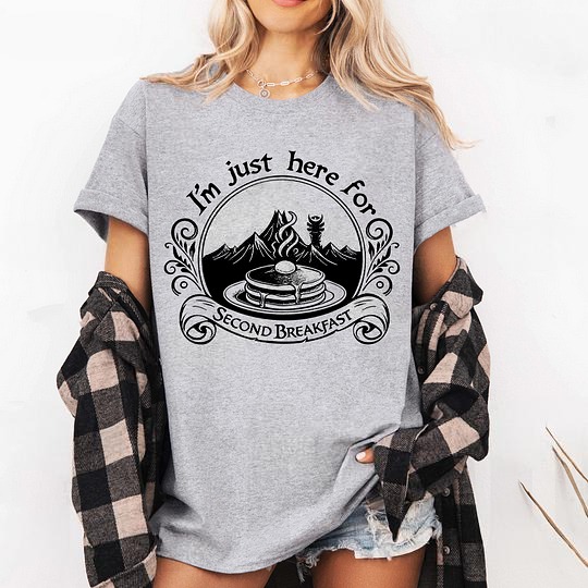 Here for Second breakfast Unisex T-shirt