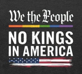No Kings In America Shirt Anti Trump Unisex T-shirt