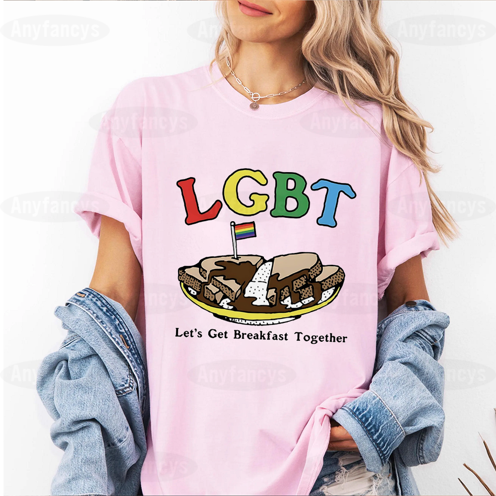 LGBT let’s get breakfast together flag Unisex T-shirt