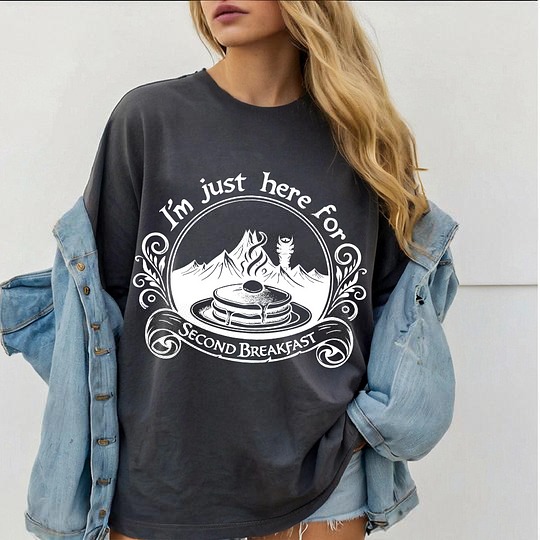 Here for Second breakfast Unisex T-shirt