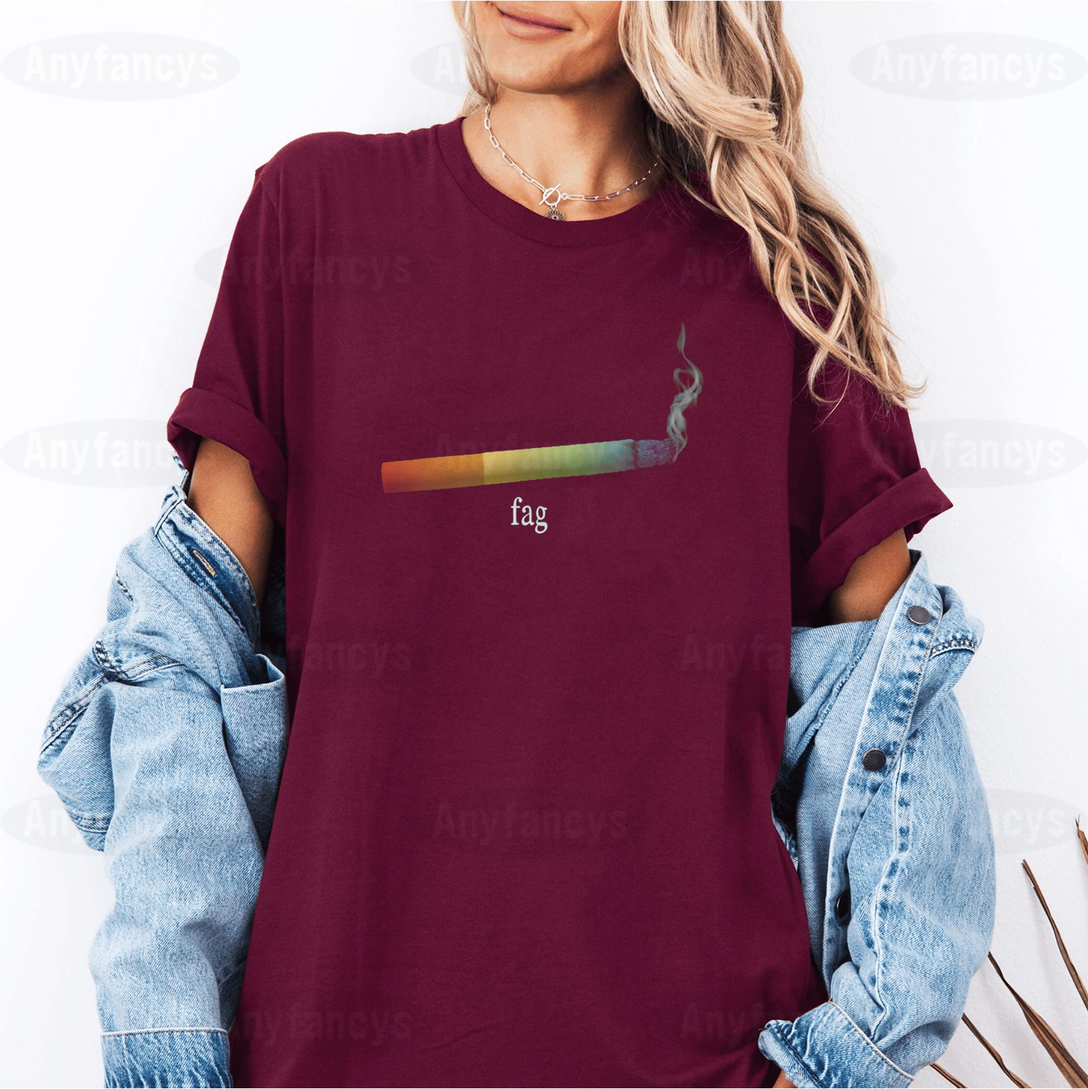 Fag Cigarette LGBT funny Unisex T-shirt