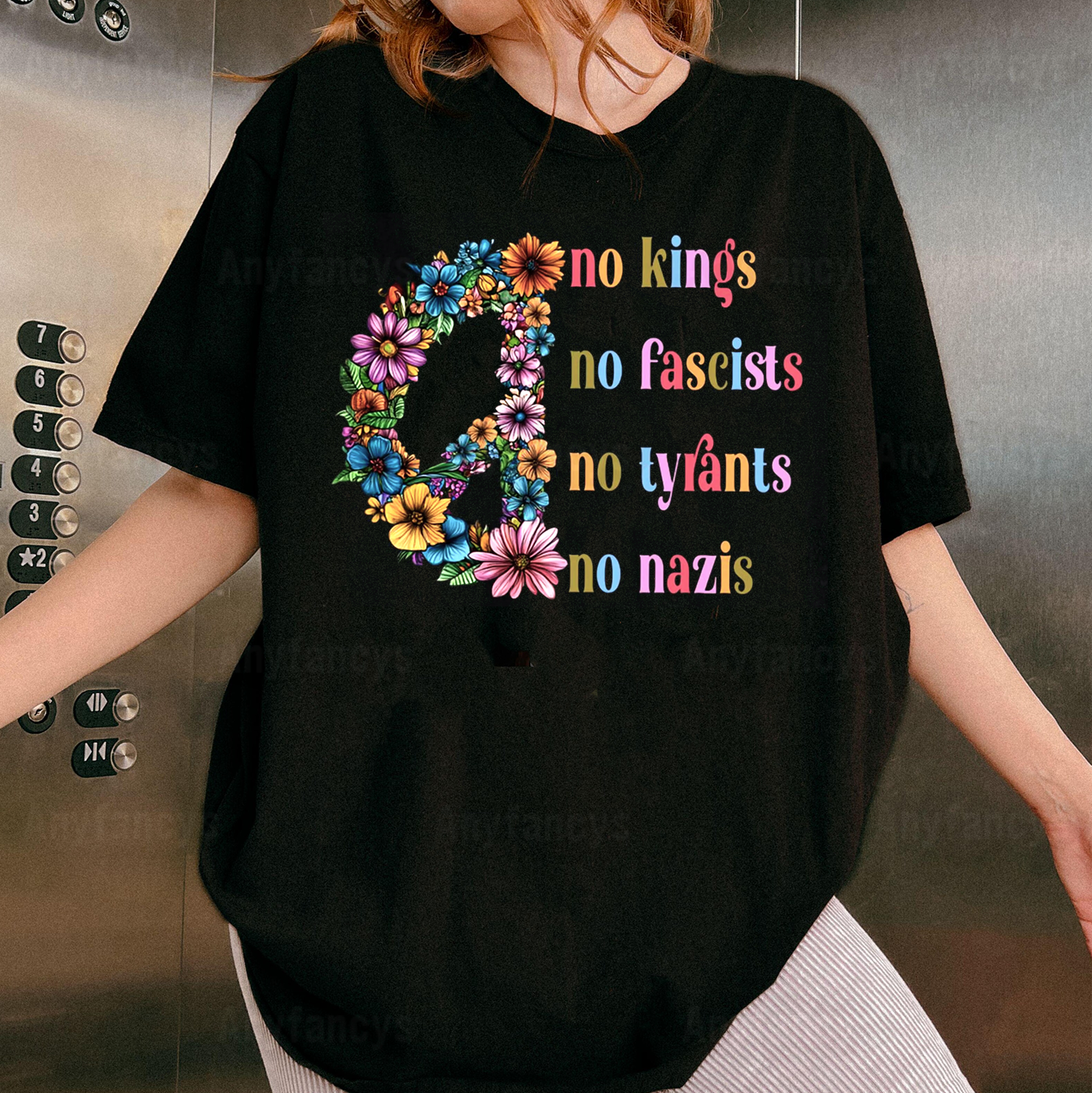 No Kings in America Unisex T-shirt