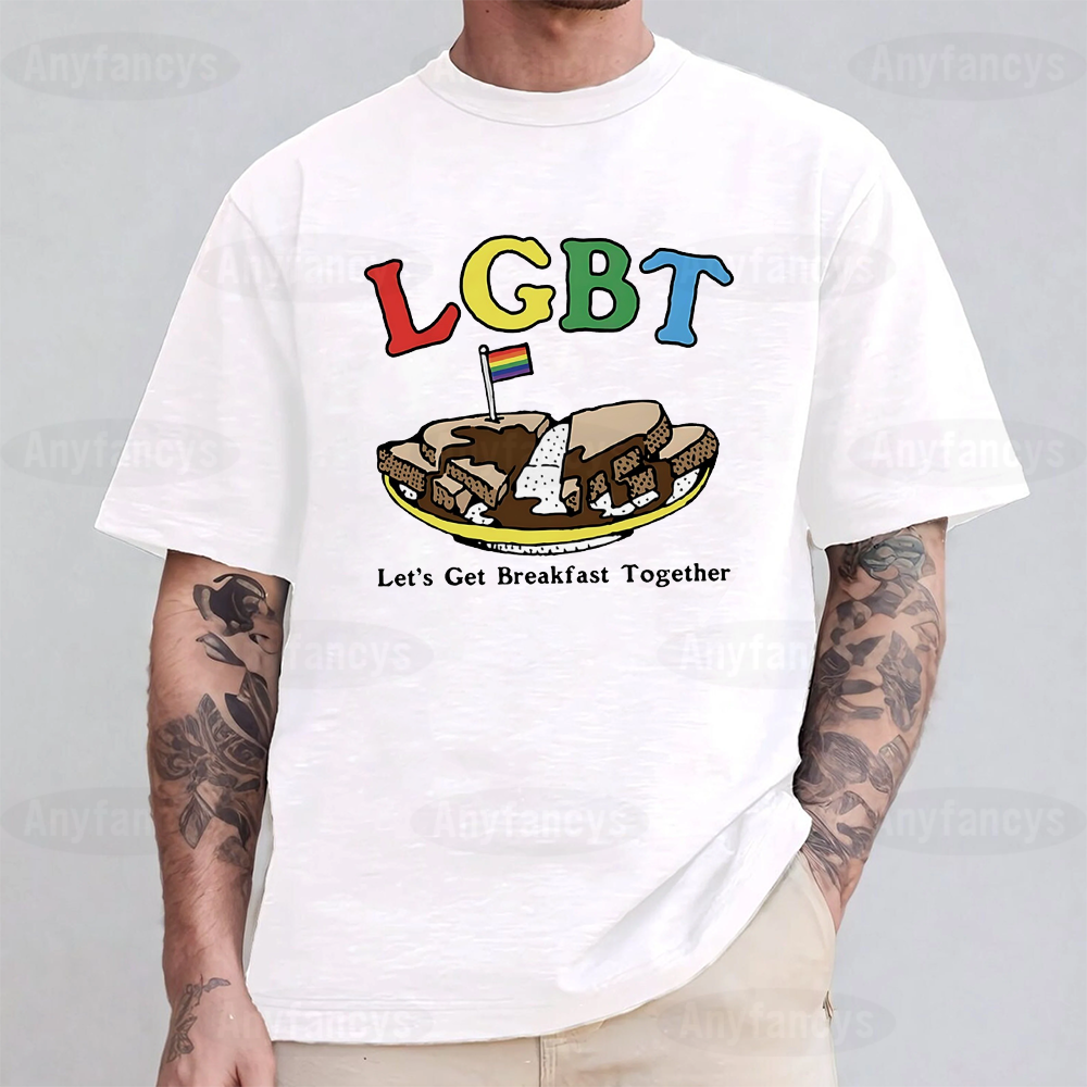 LGBT let’s get breakfast together flag Unisex T-shirt