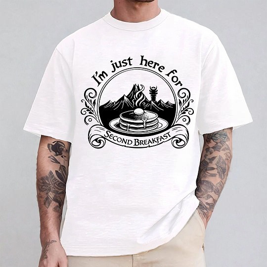 Here for Second breakfast Unisex T-shirt