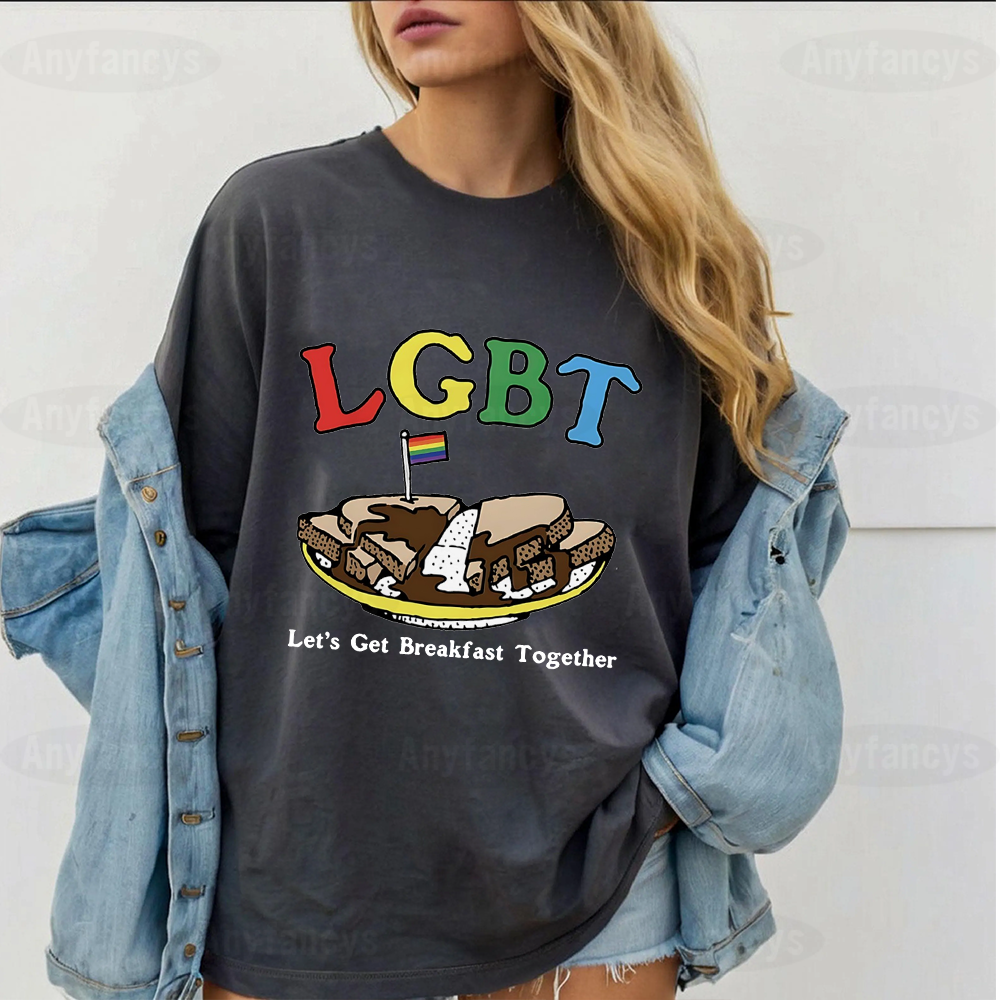 LGBT let’s get breakfast together flag Unisex T-shirt
