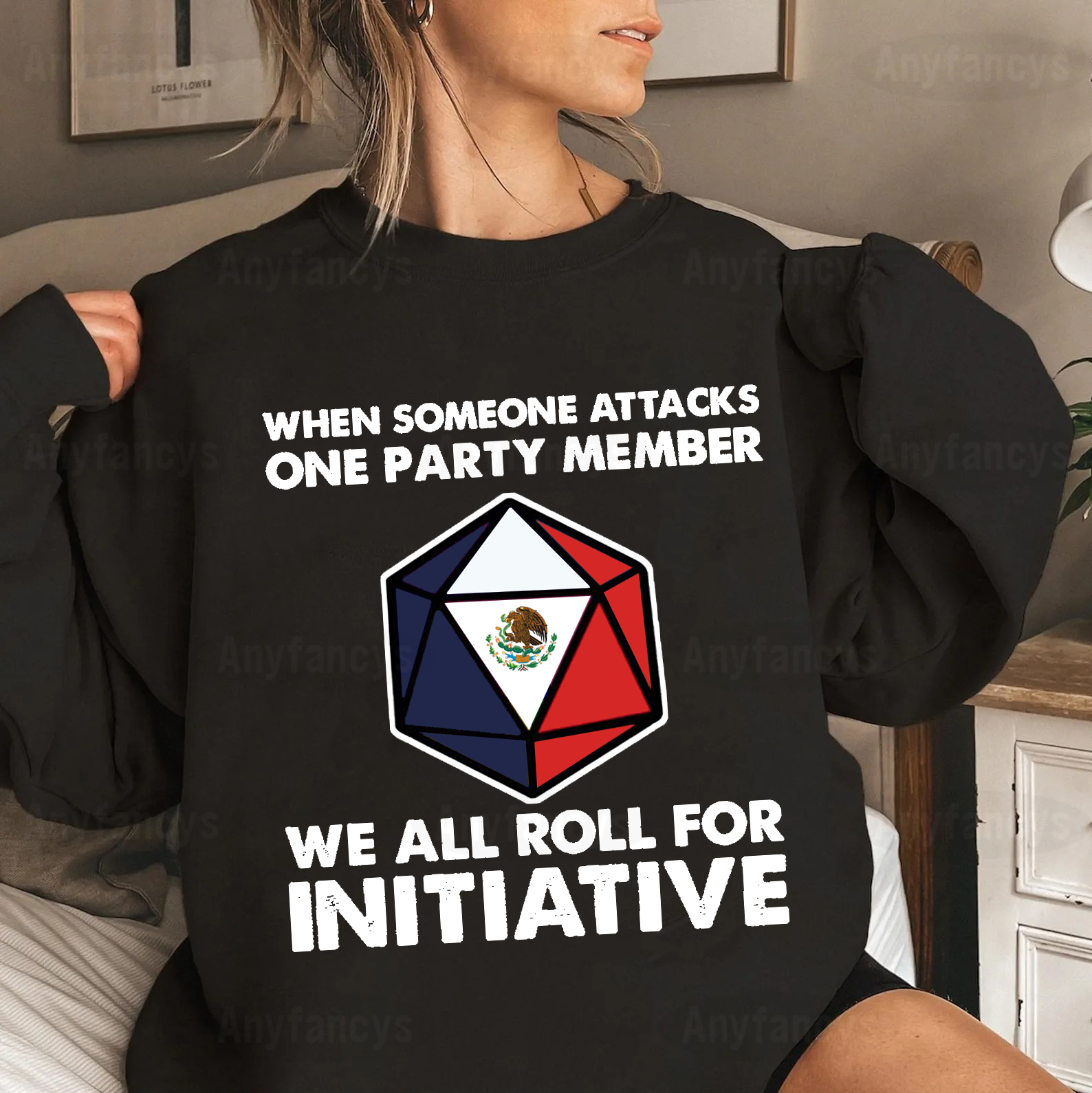 When Someone Attacks One Party Member We All Roll For Initiative Classic Unisex T-shirt/Crewneck/Hoodie