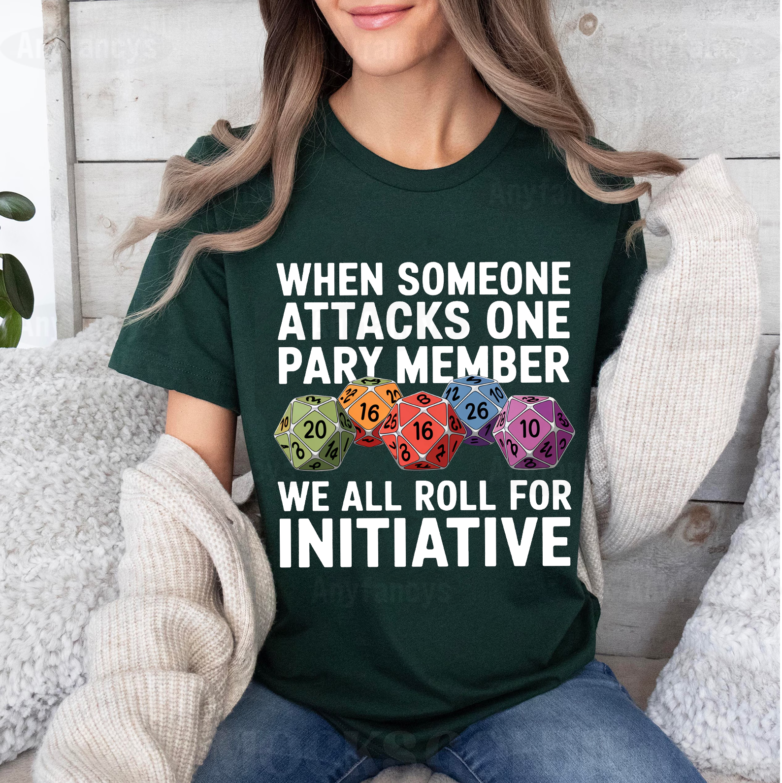 When Someone Attacks One Party Member, D20 Dice LGBTQ Ally  Unisex T-shirt