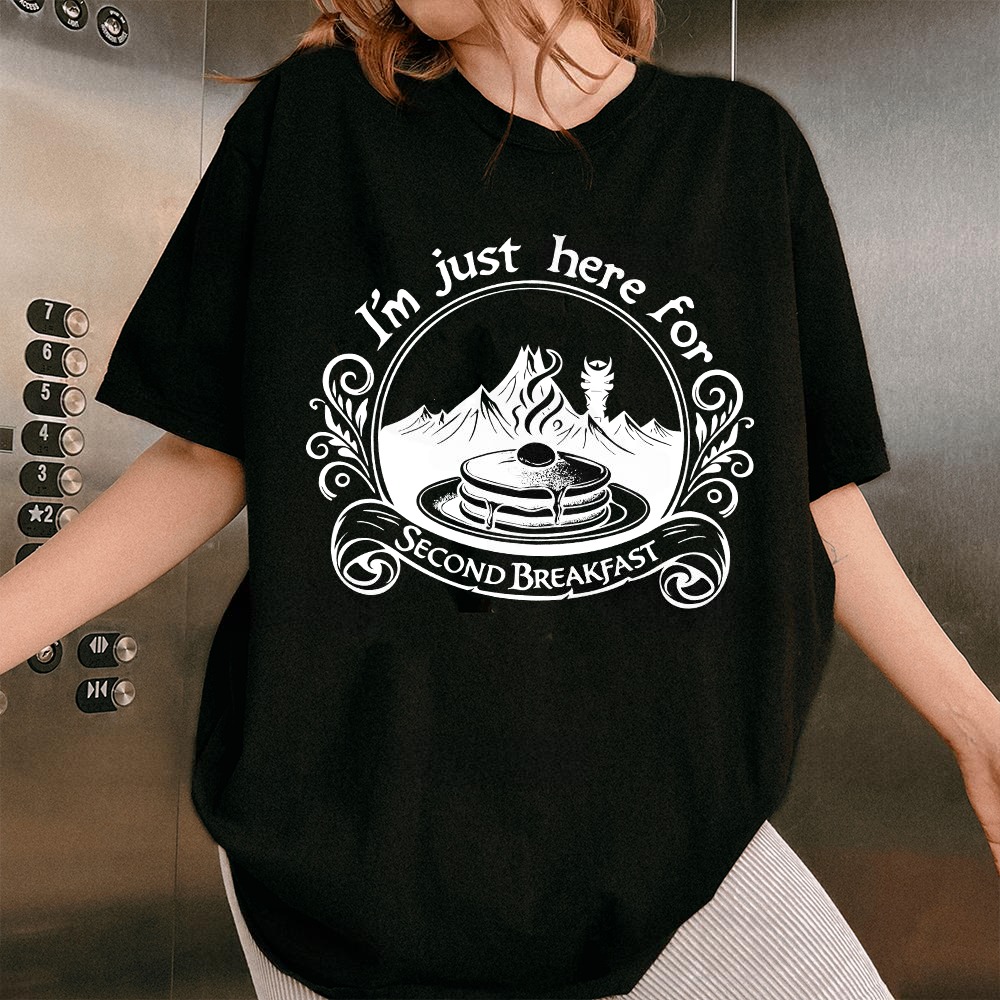 Here for Second breakfast Unisex T-shirt