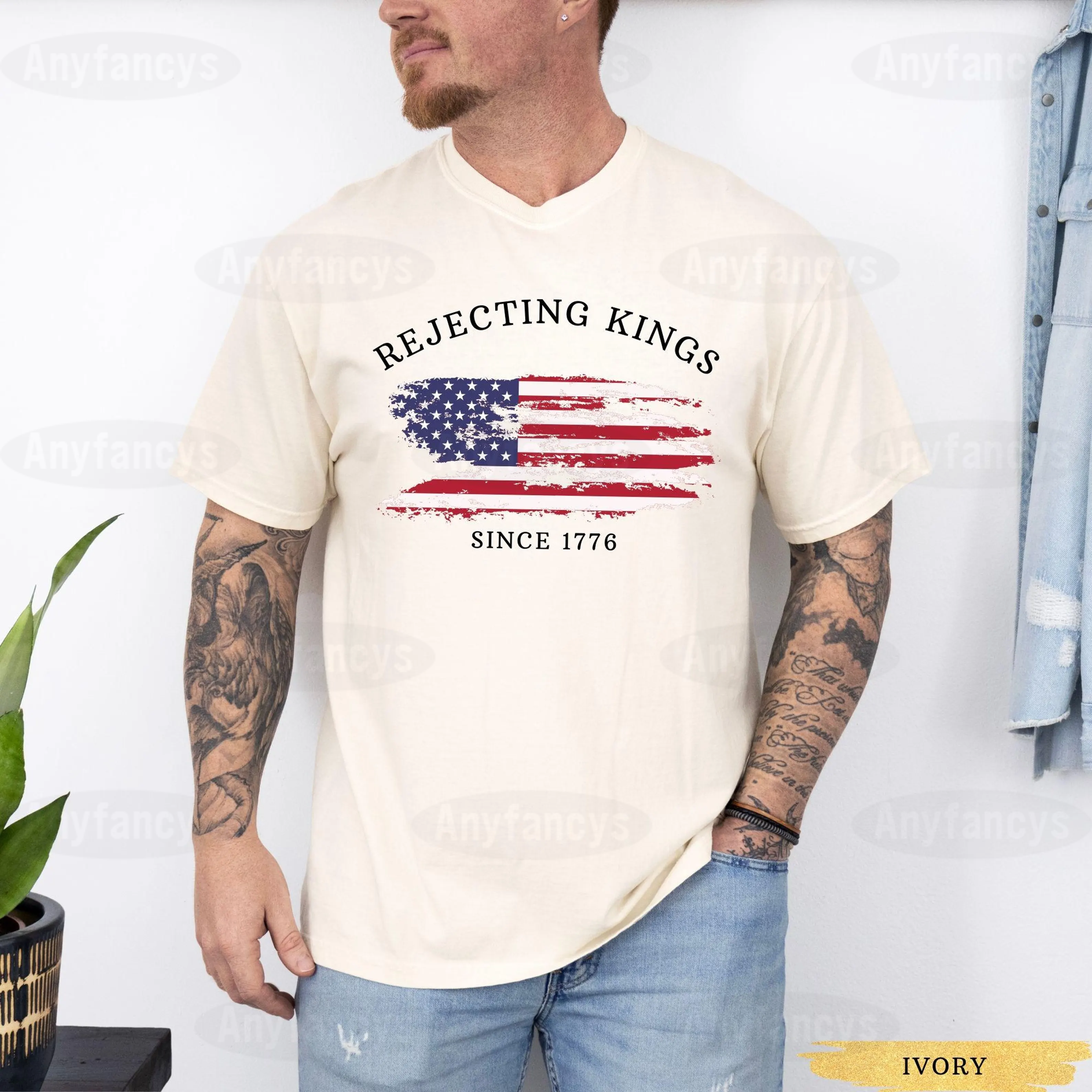 Rejecting Kings Since 1776 Protest  Unisex T-shirt