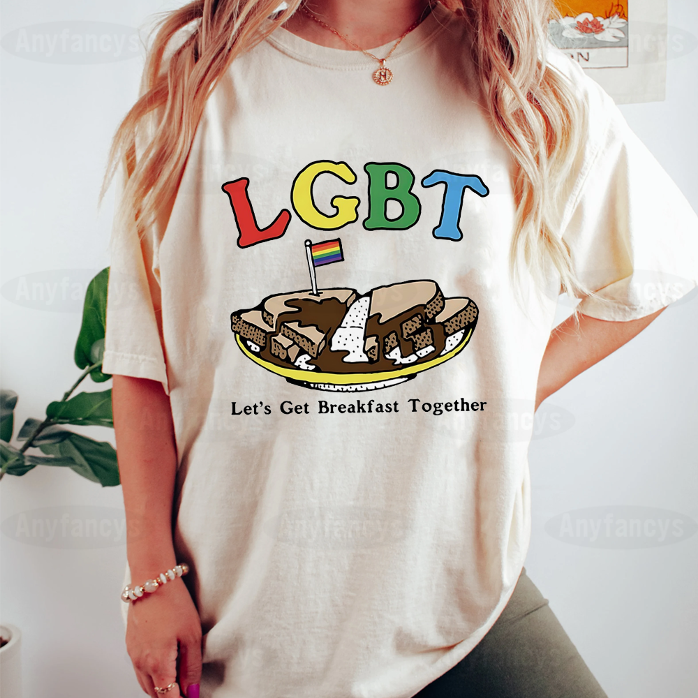 LGBT let’s get breakfast together flag Unisex T-shirt