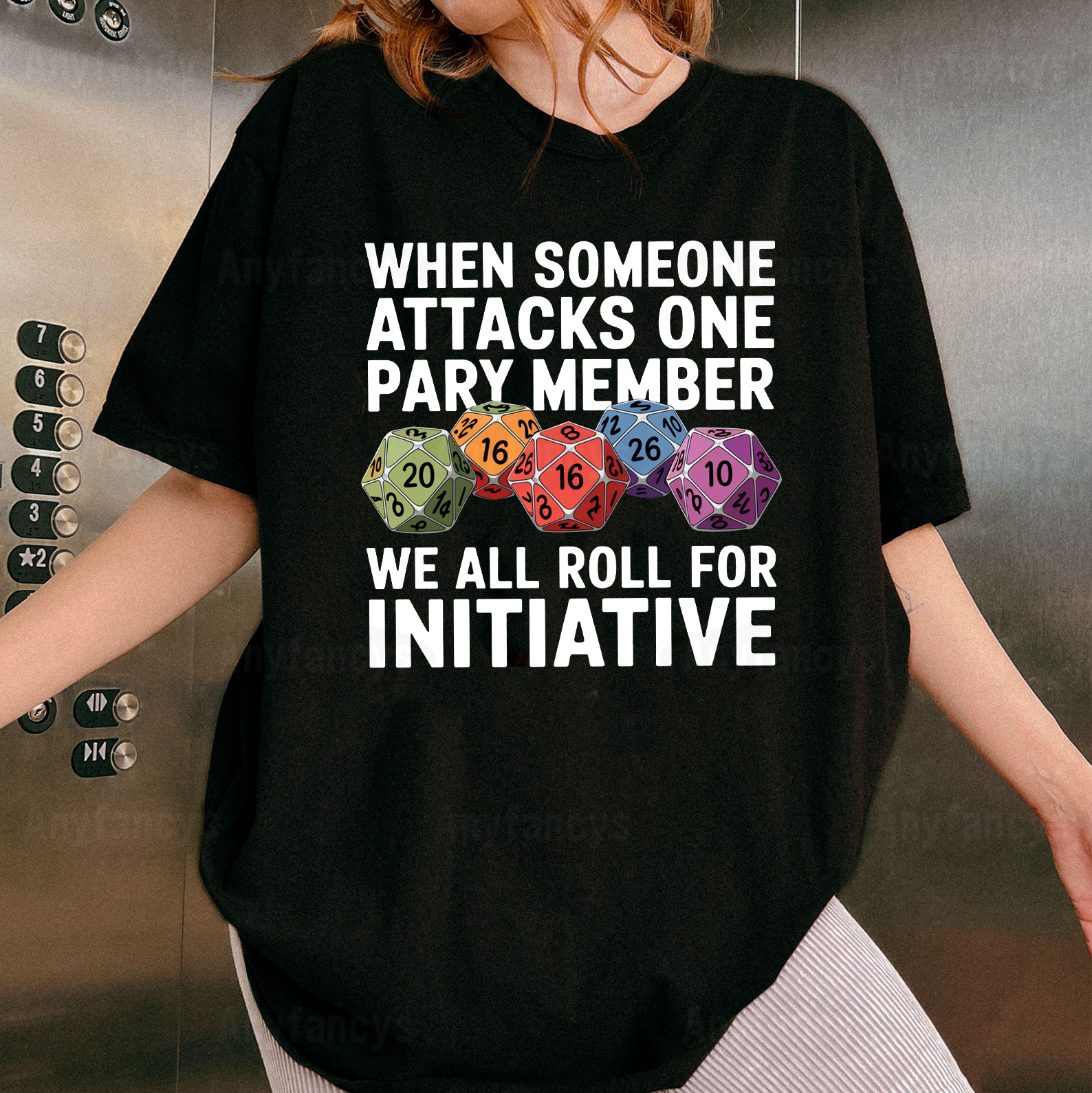 When Someone Attacks One Party Member, D20 Dice LGBTQ Ally  Unisex T-shirt