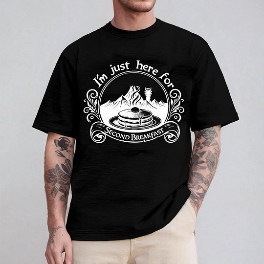 Here for Second breakfast Unisex T-shirt