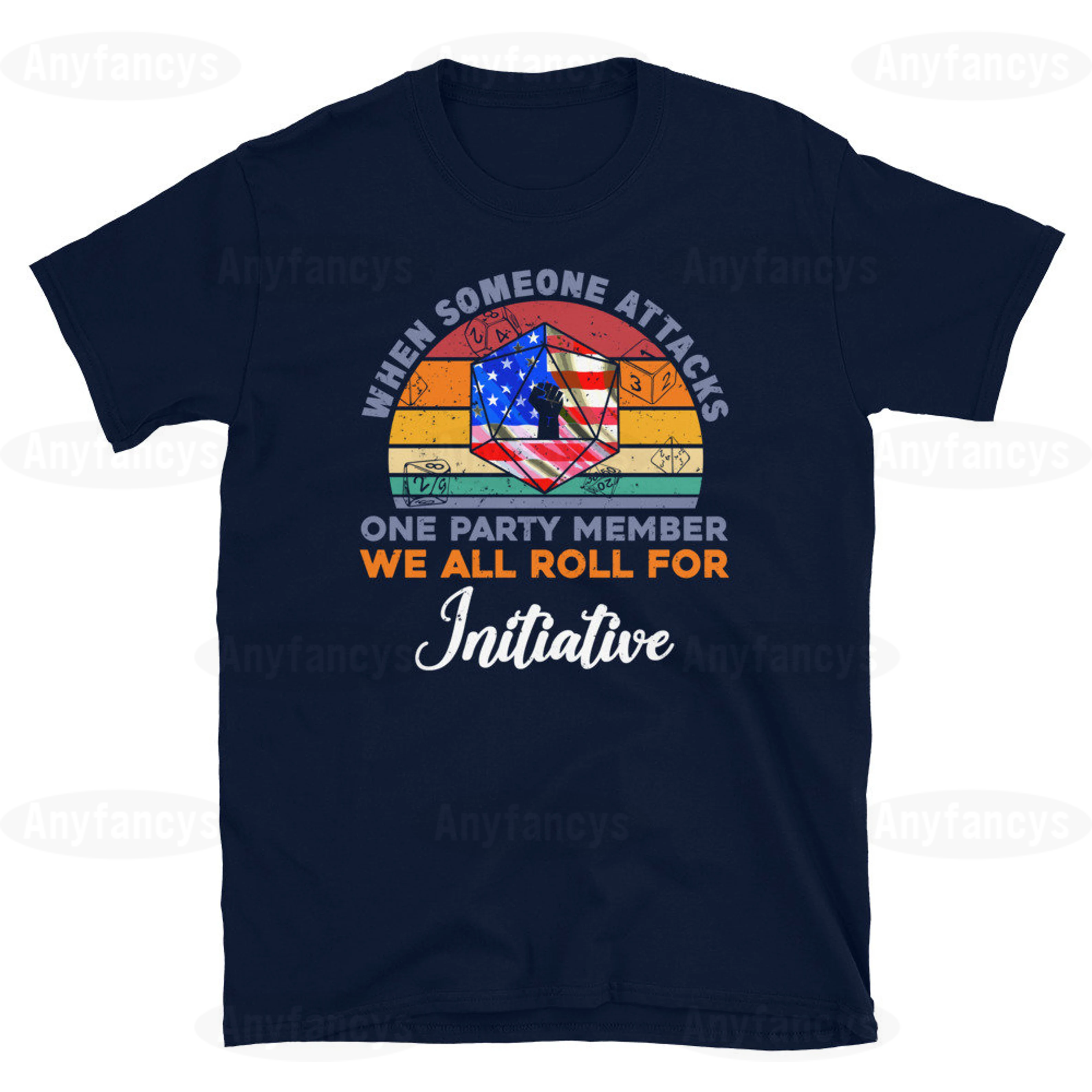 When someone attacks one member of the party, we all roll for initiative- funny rpg fantasy dnd  T-shirt/Crewneck/Hoodie